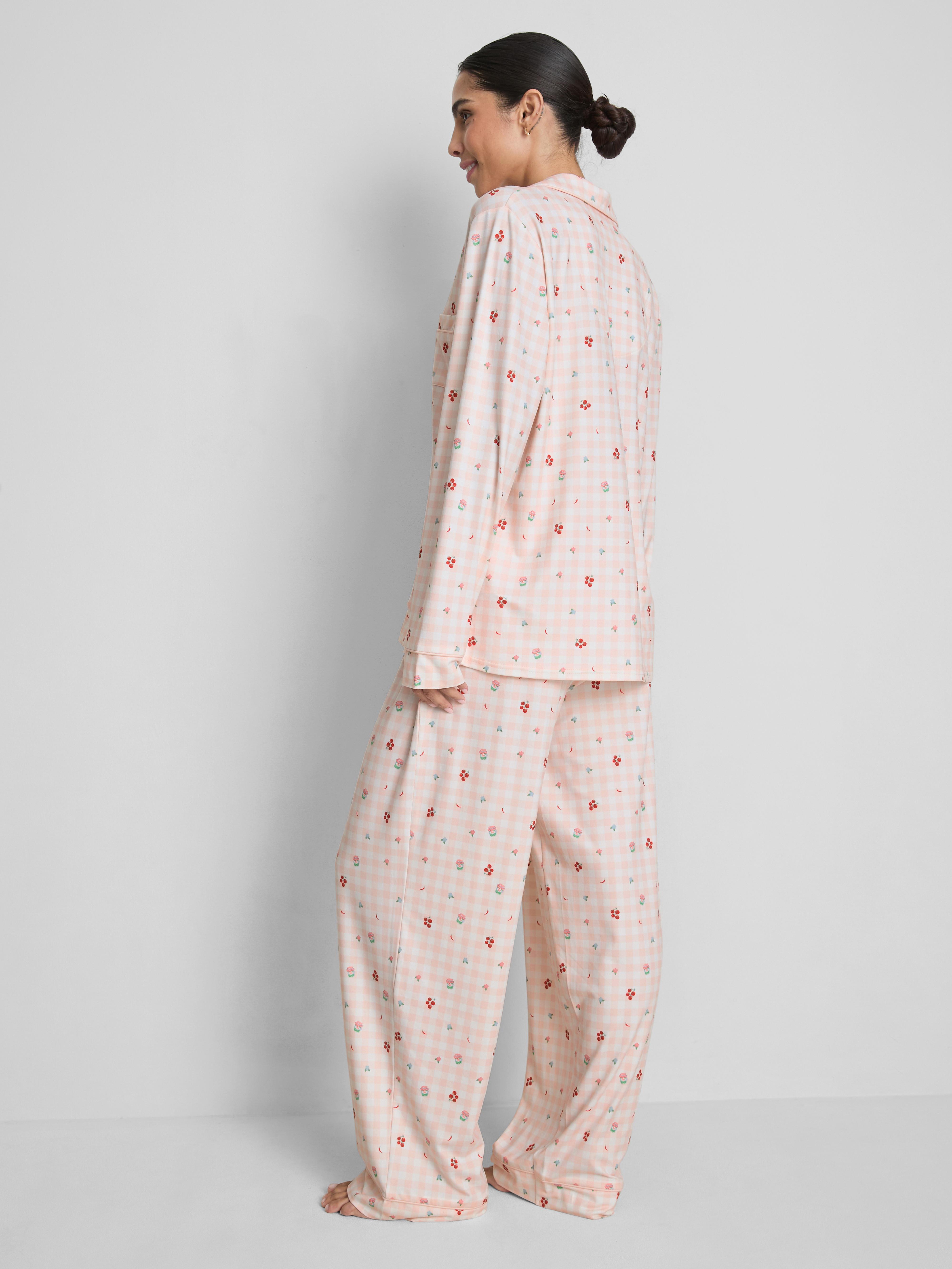 Stacey Solomon Gingham Boyfriend Pajamas