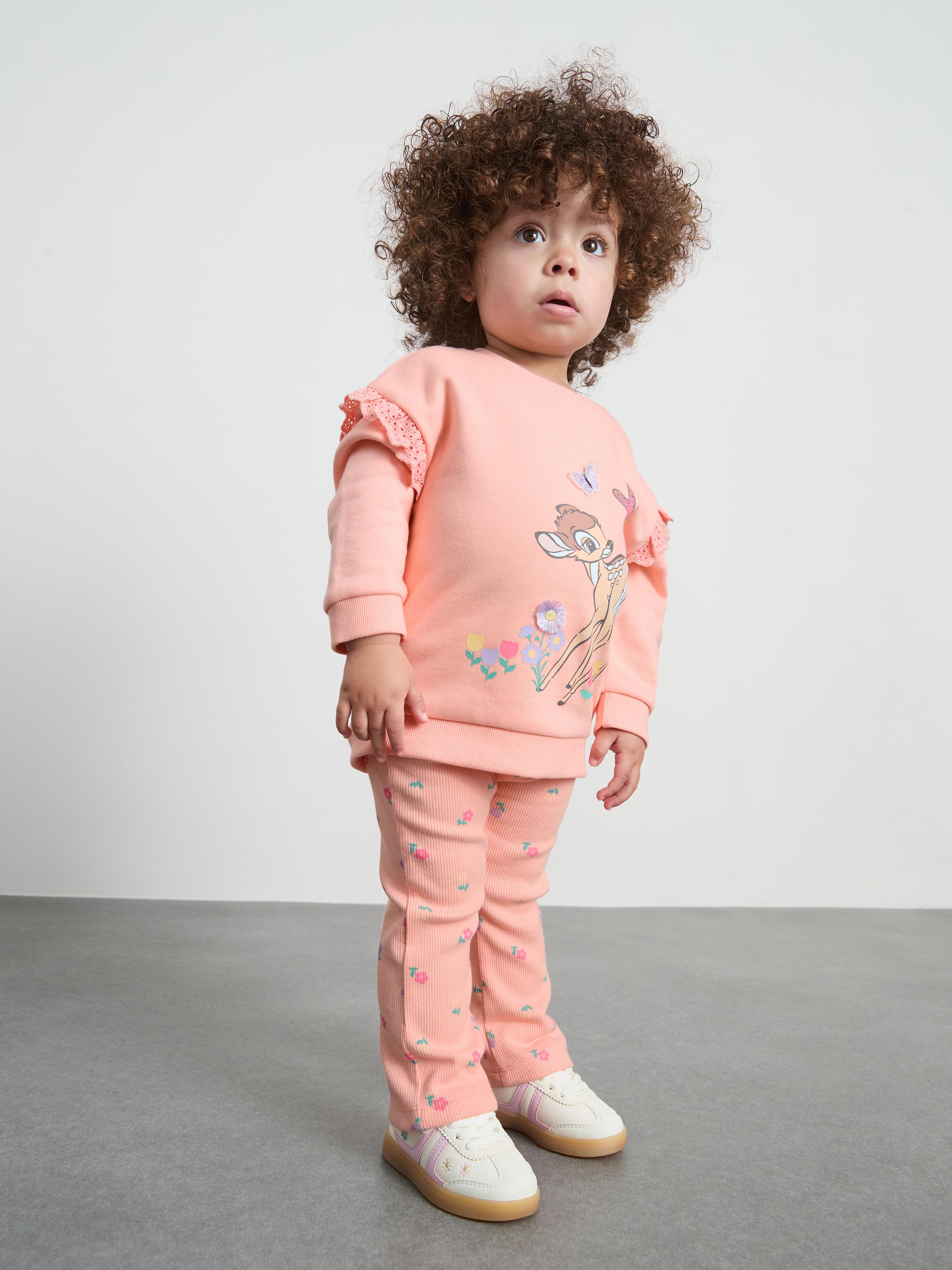 0–36 Monate | „Disney Bambi“ Sweatshirt und Leggings im Set