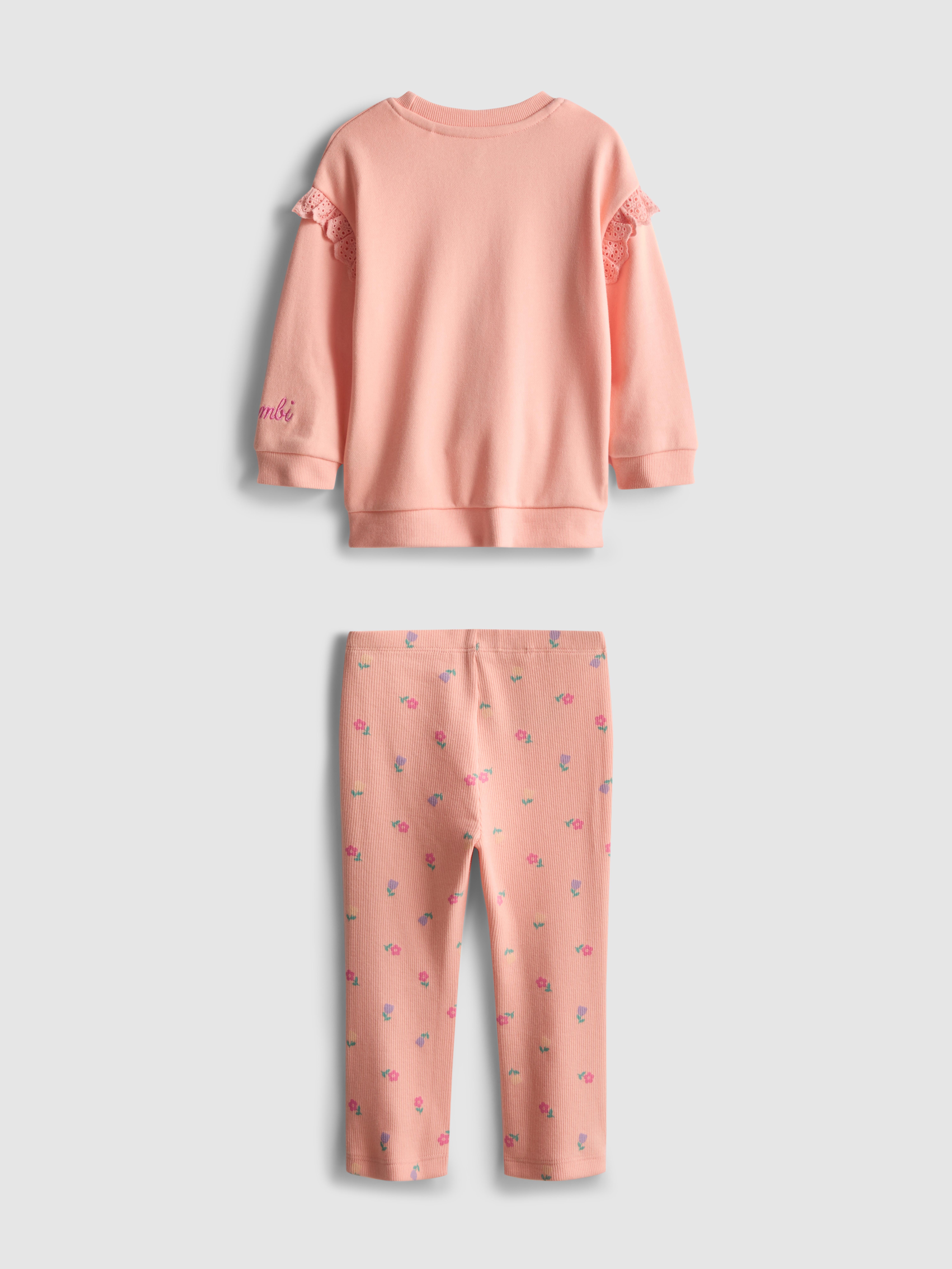 0-36 mesi | Completo felpa e leggings Bambi Disney
