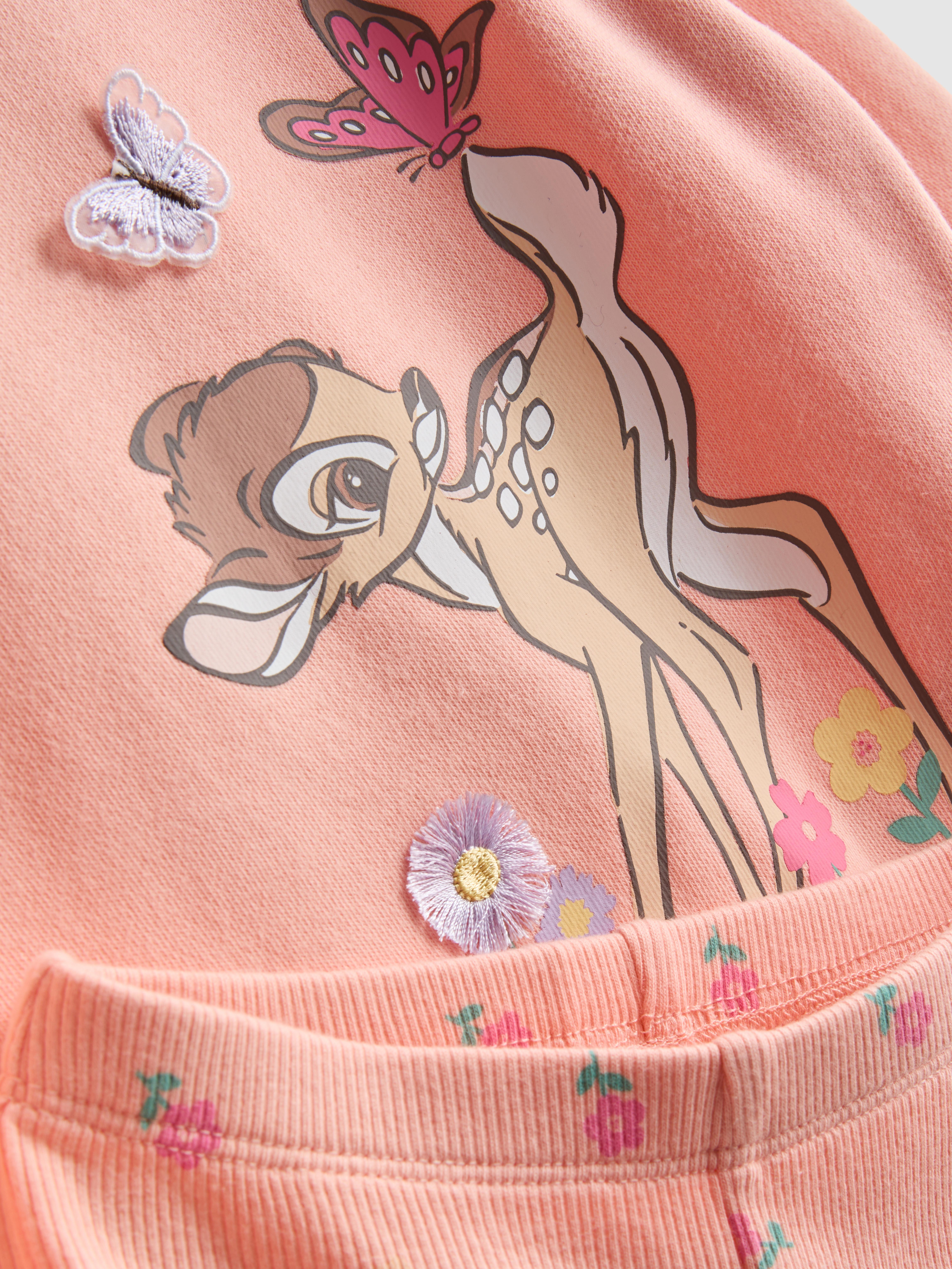 0-36 mesi | Completo felpa e leggings Bambi Disney