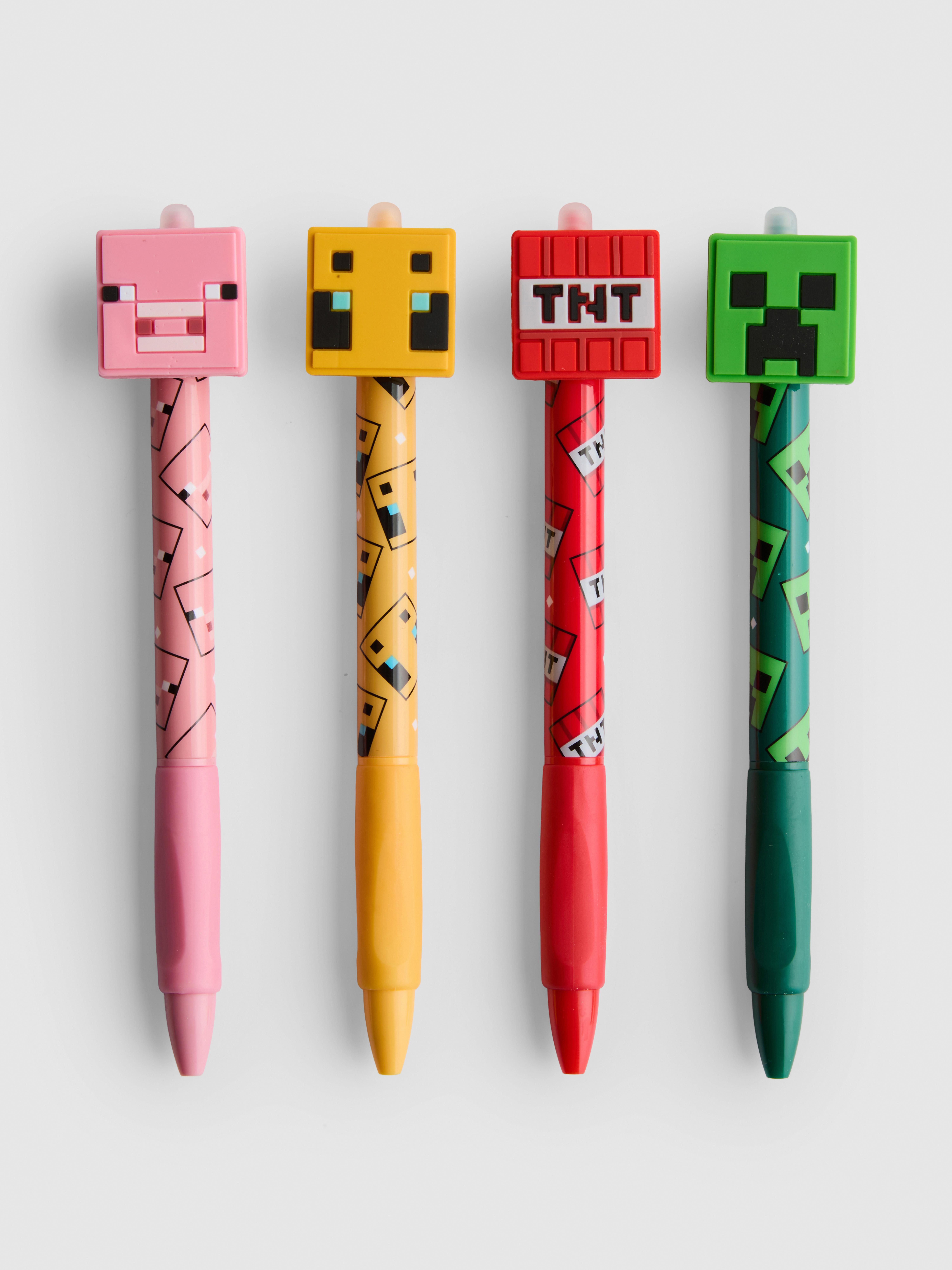 4pk Minecraft Erasable Pens