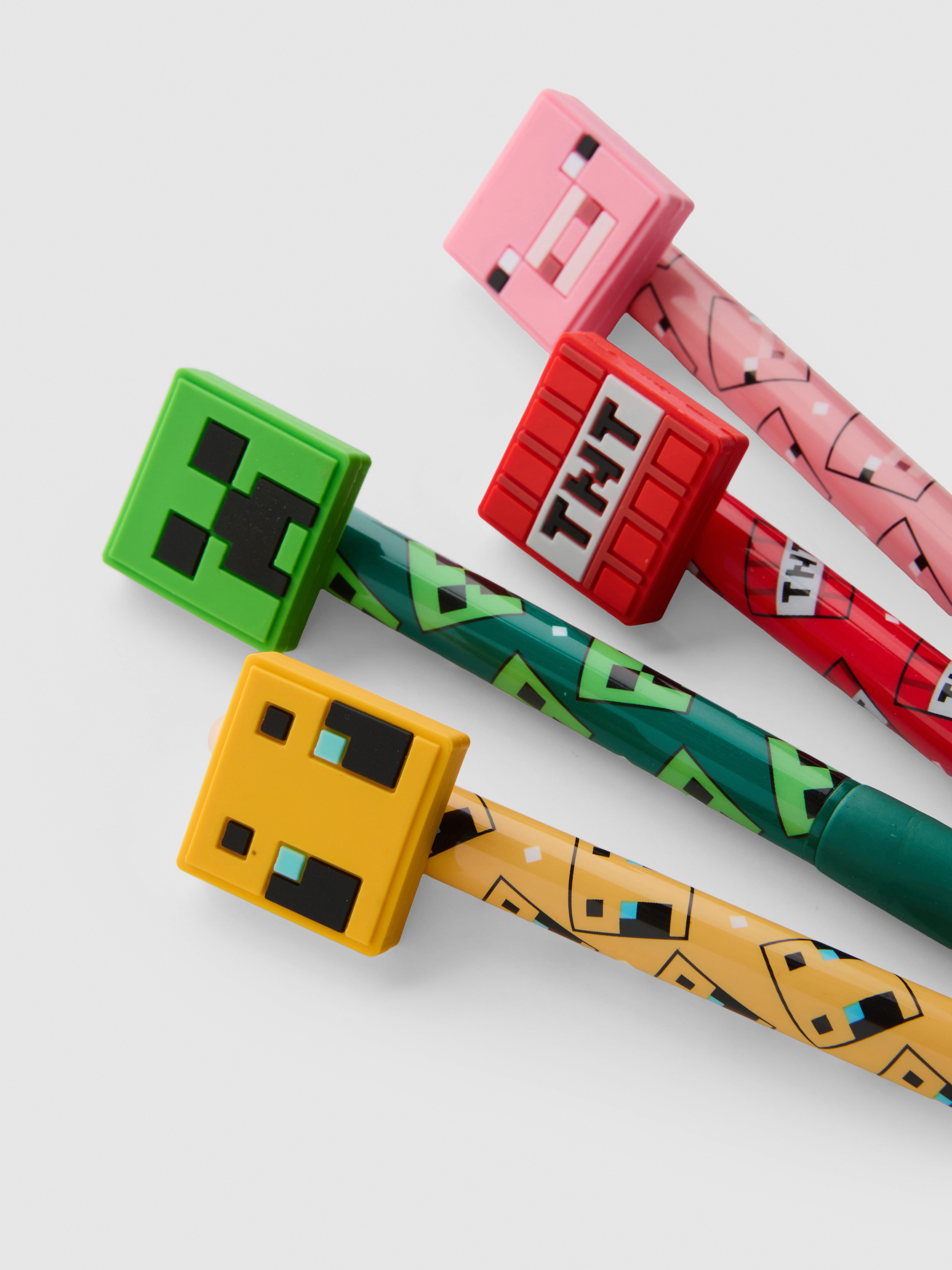 Izbrisljiva pisala Minecraft, 4 kosi