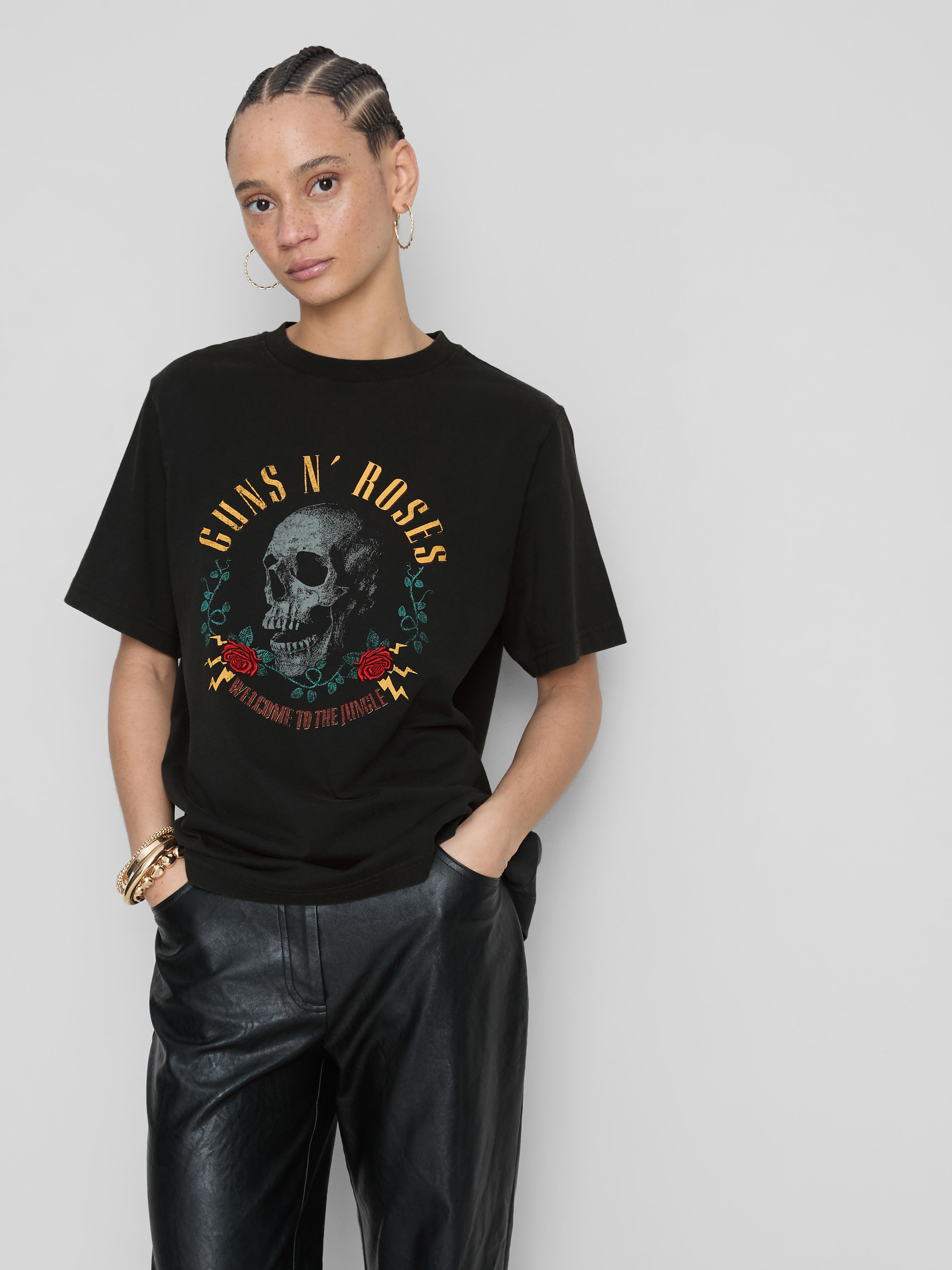 Relaxed band-T-shirt met print Guns N' Roses