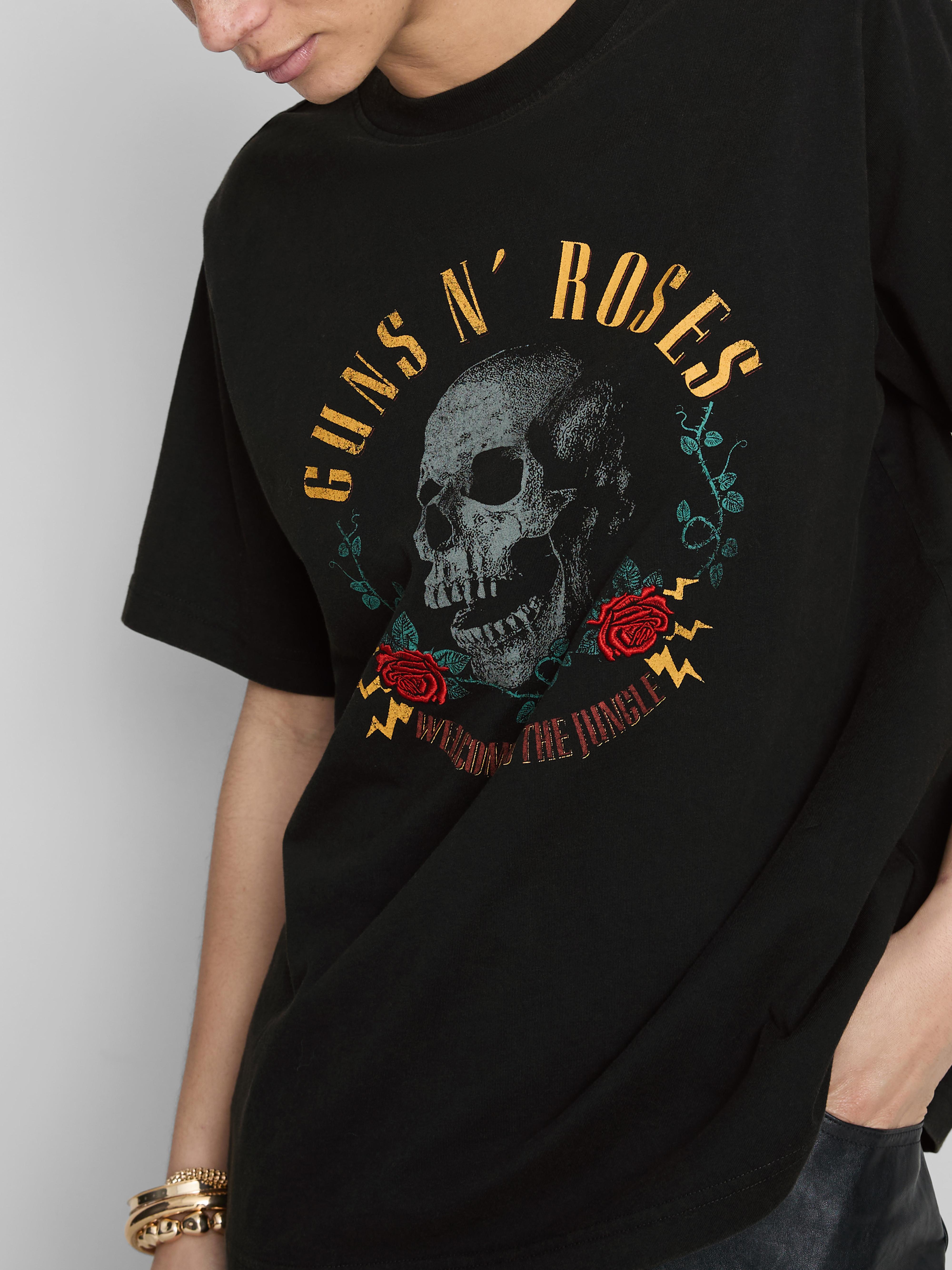 Relaxed band-T-shirt met print Guns N' Roses