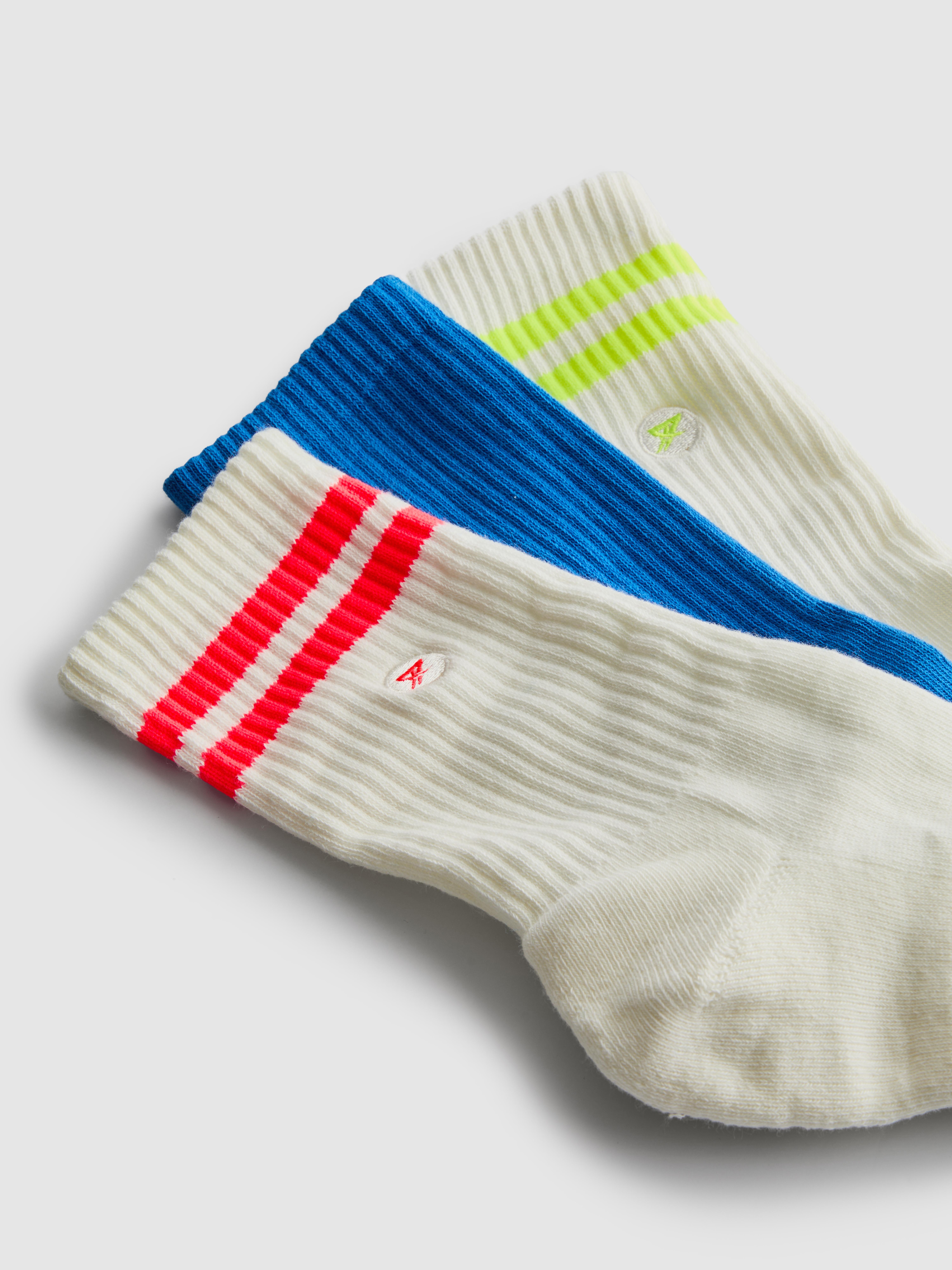 3pk Sports Crew Socks