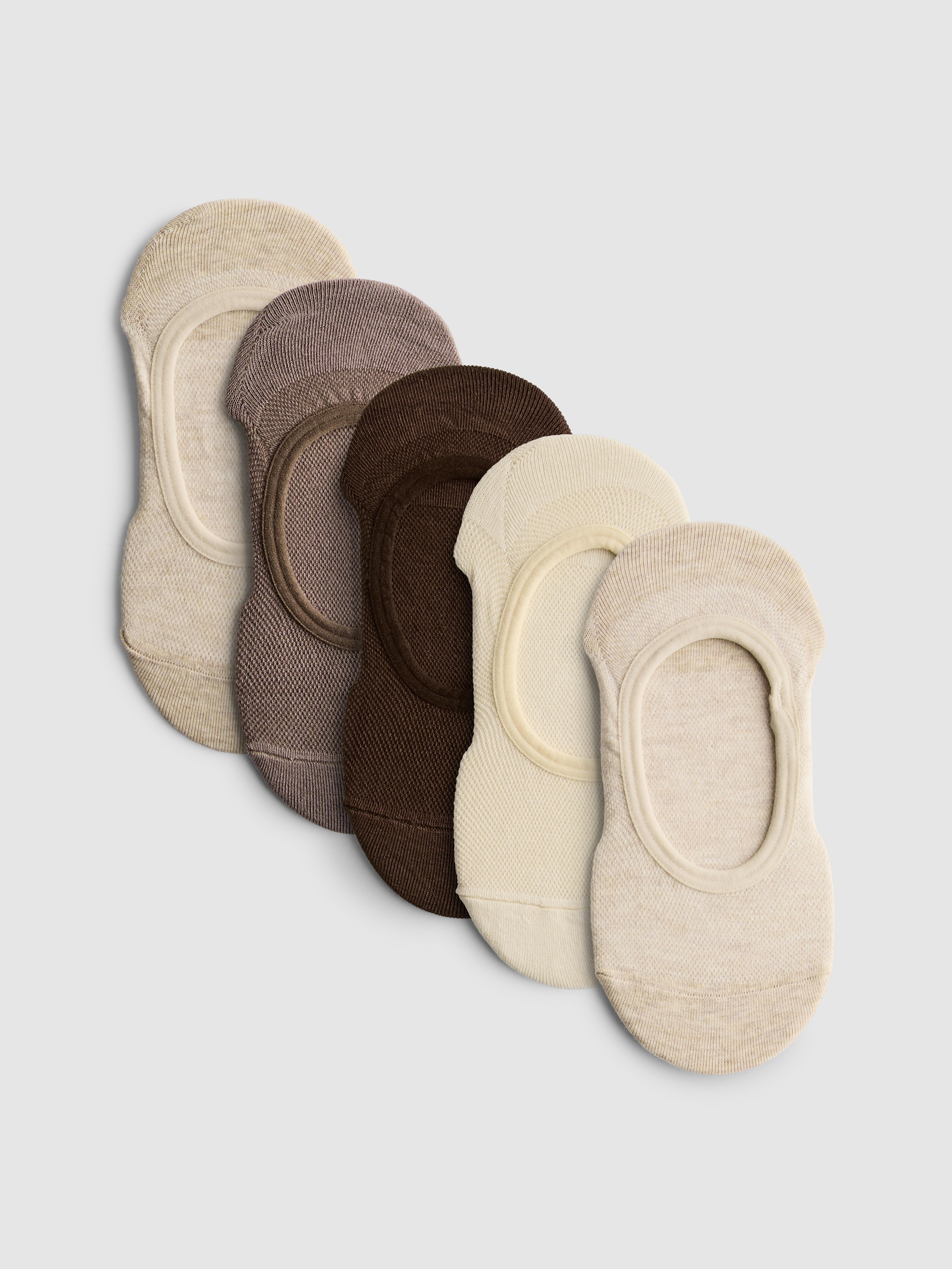 Sportfüßlinge in neutralen Farben, 5er-Pack