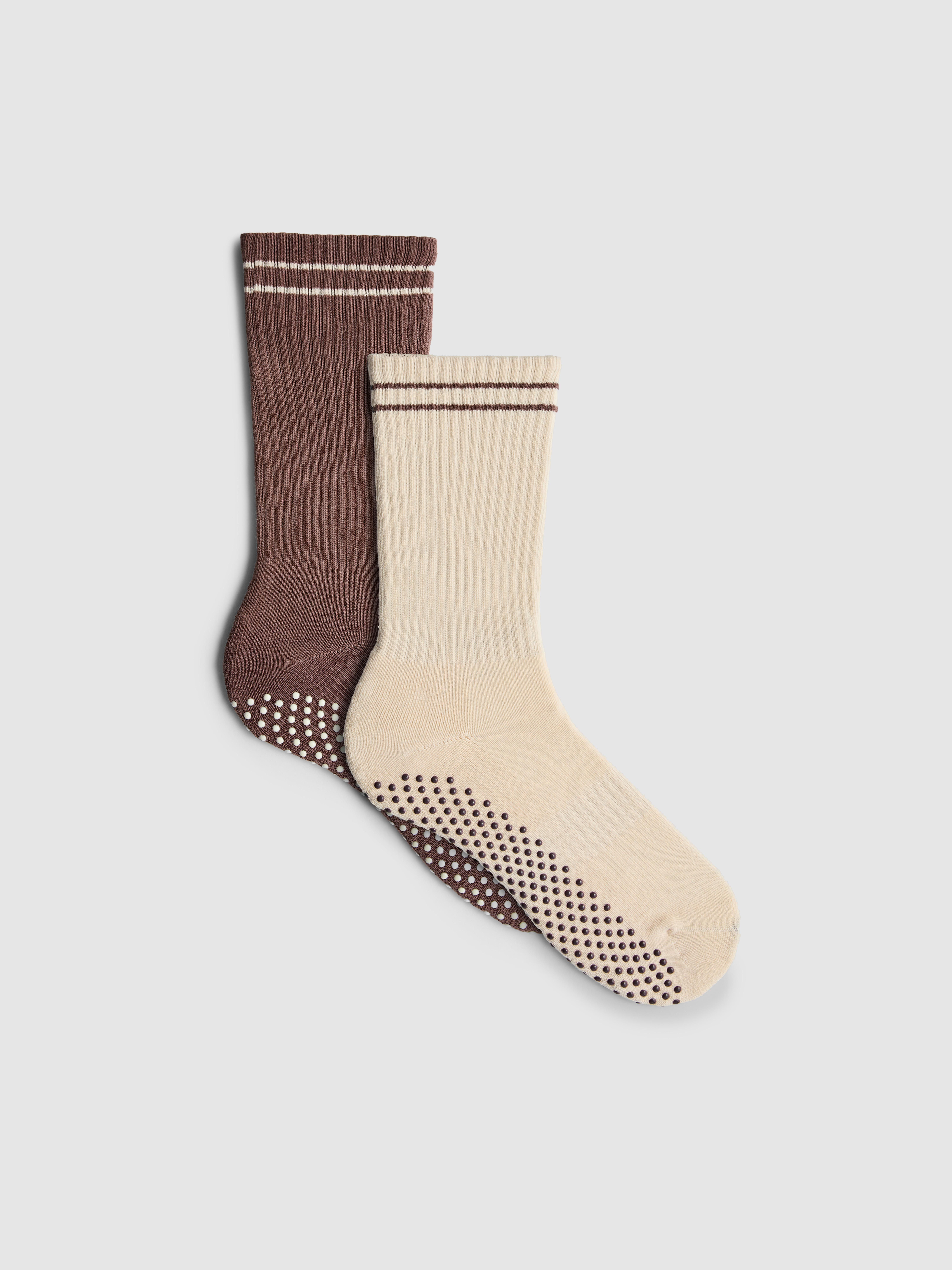 Confezione da 2 paia di calzini per yoga in cotone