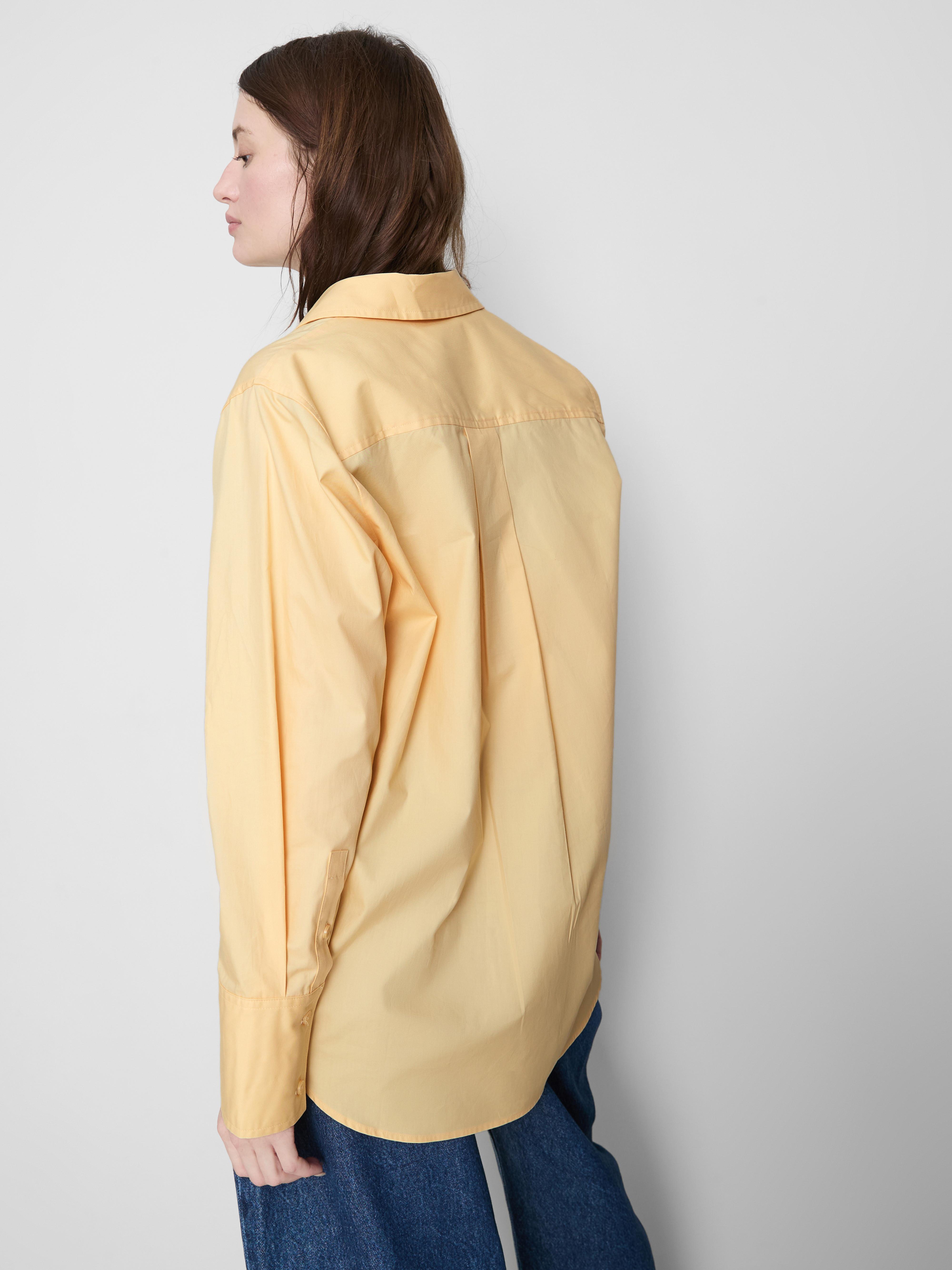 Women's Lemon The Edit Curved Hem Poplin Shirt