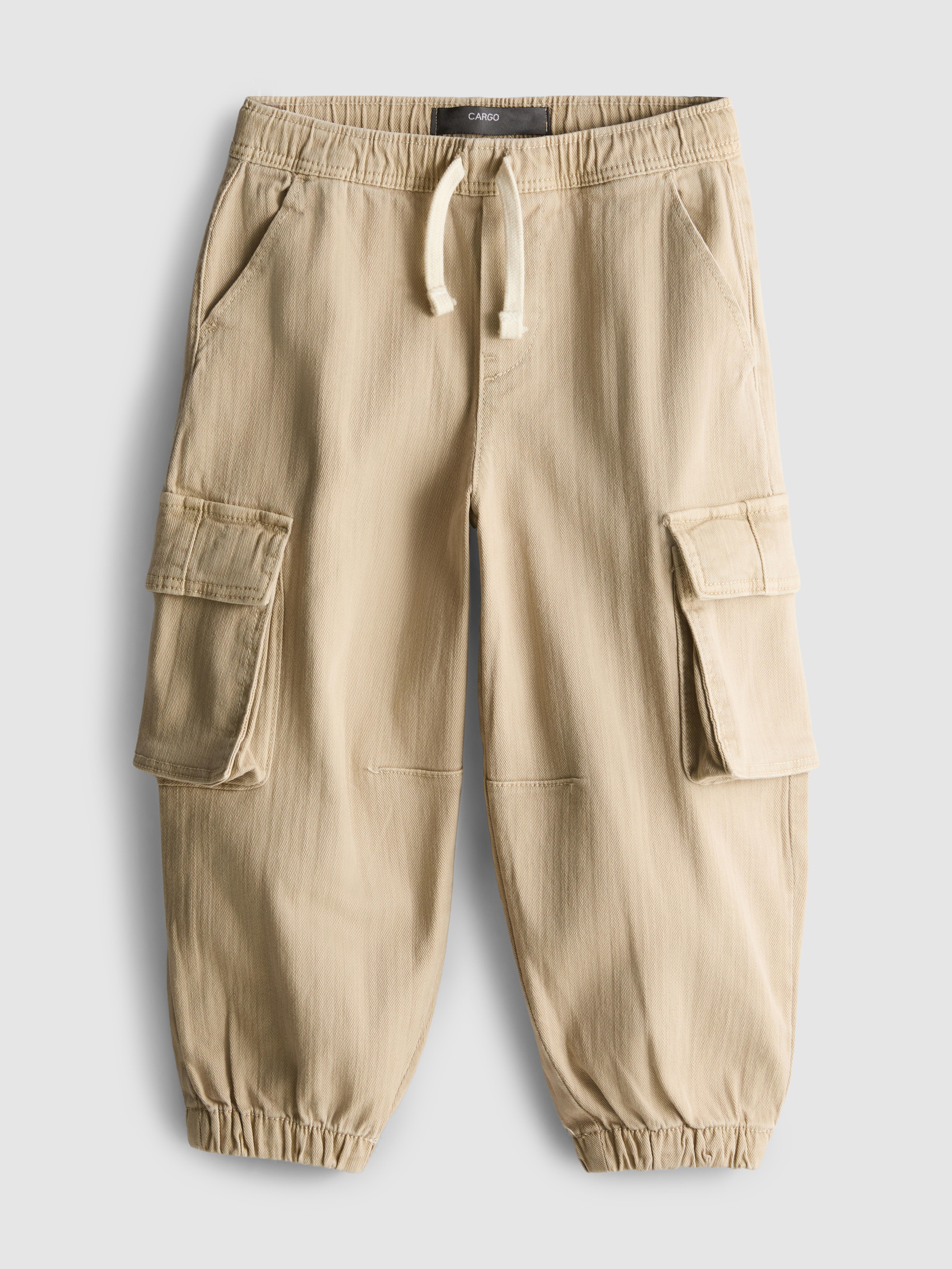 1.5-8yrs | Twill Cargo Trousers