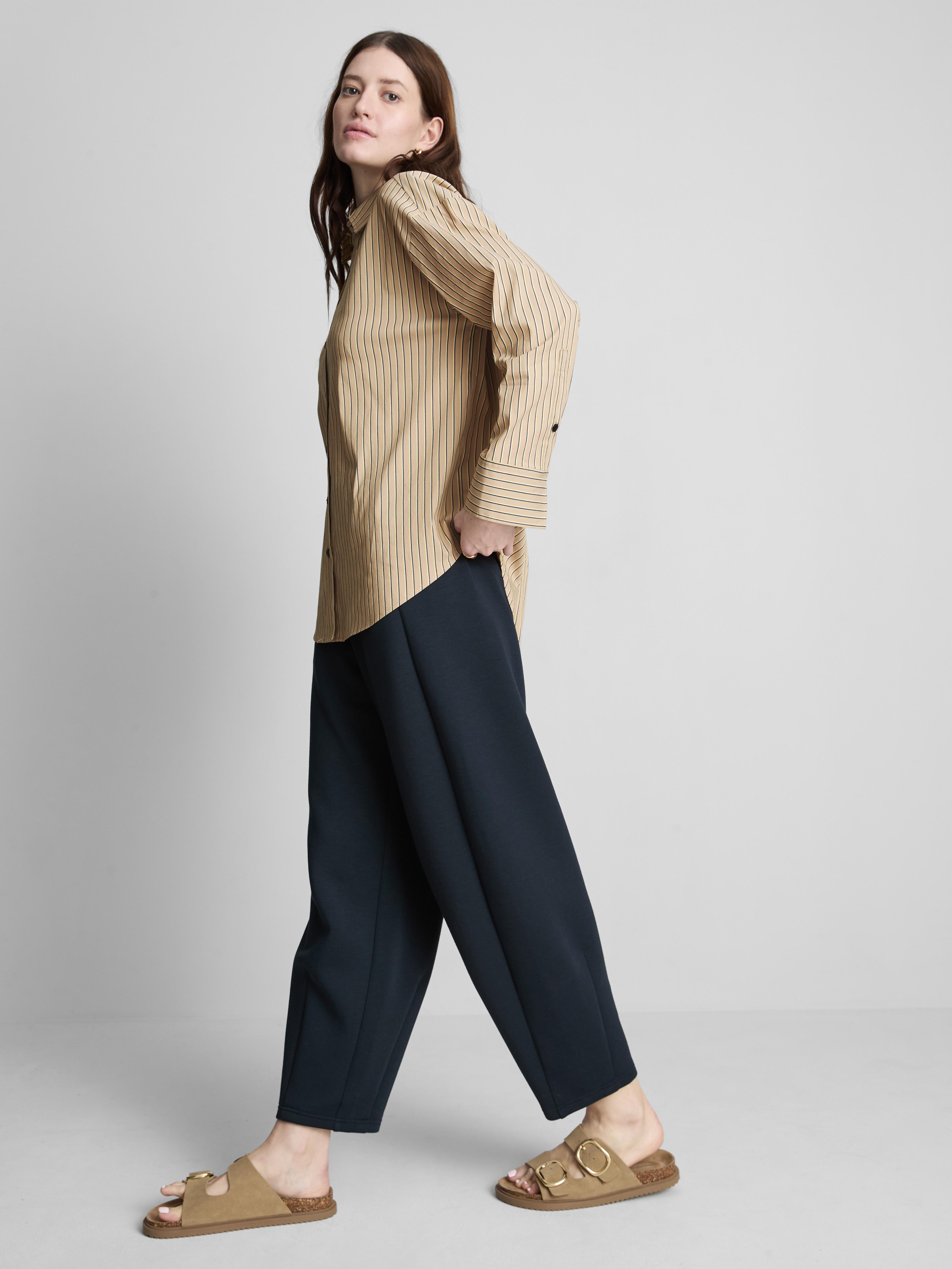 The Edit Striped Poplin Shirt