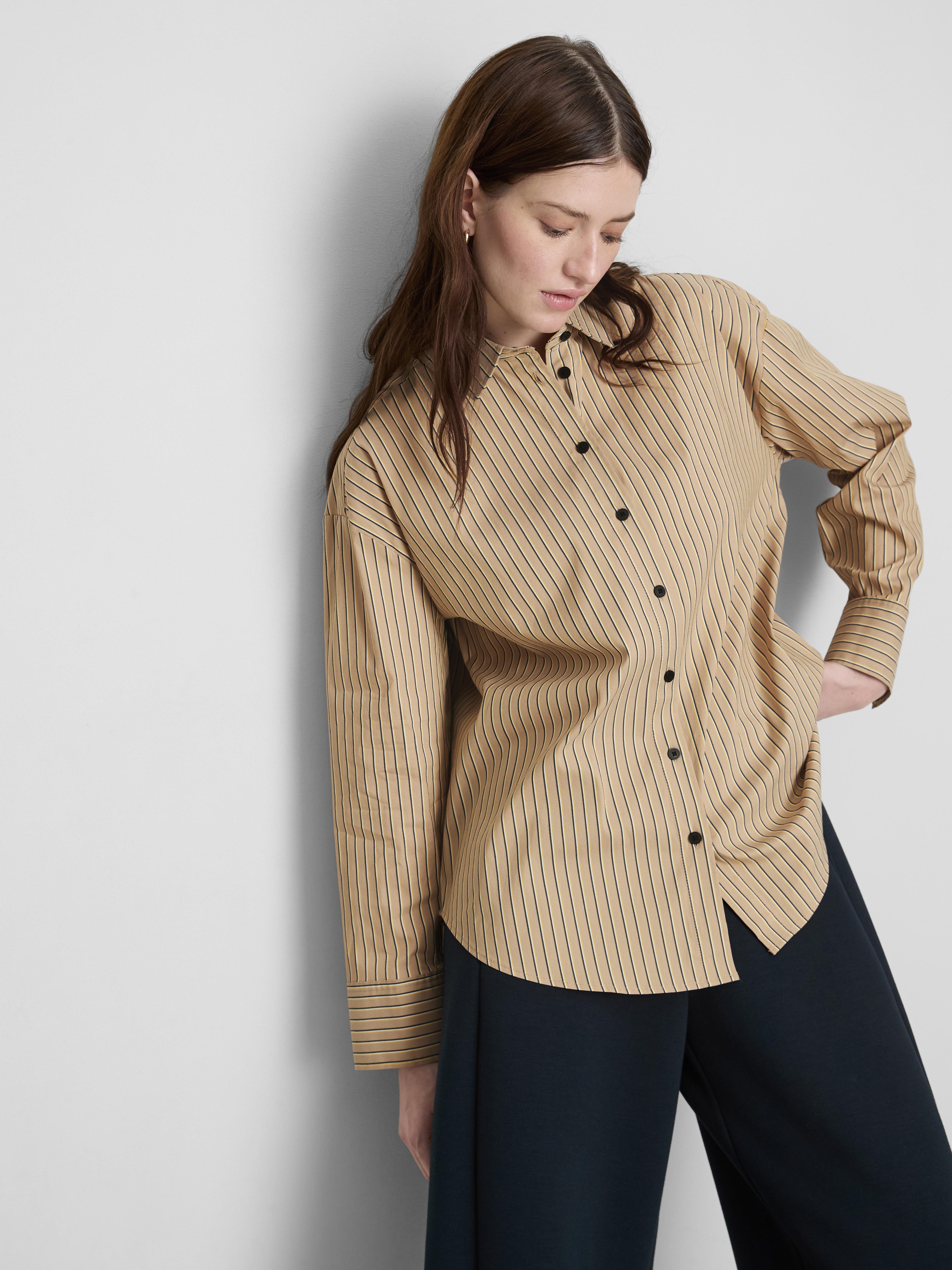 The Edit Striped Poplin Shirt