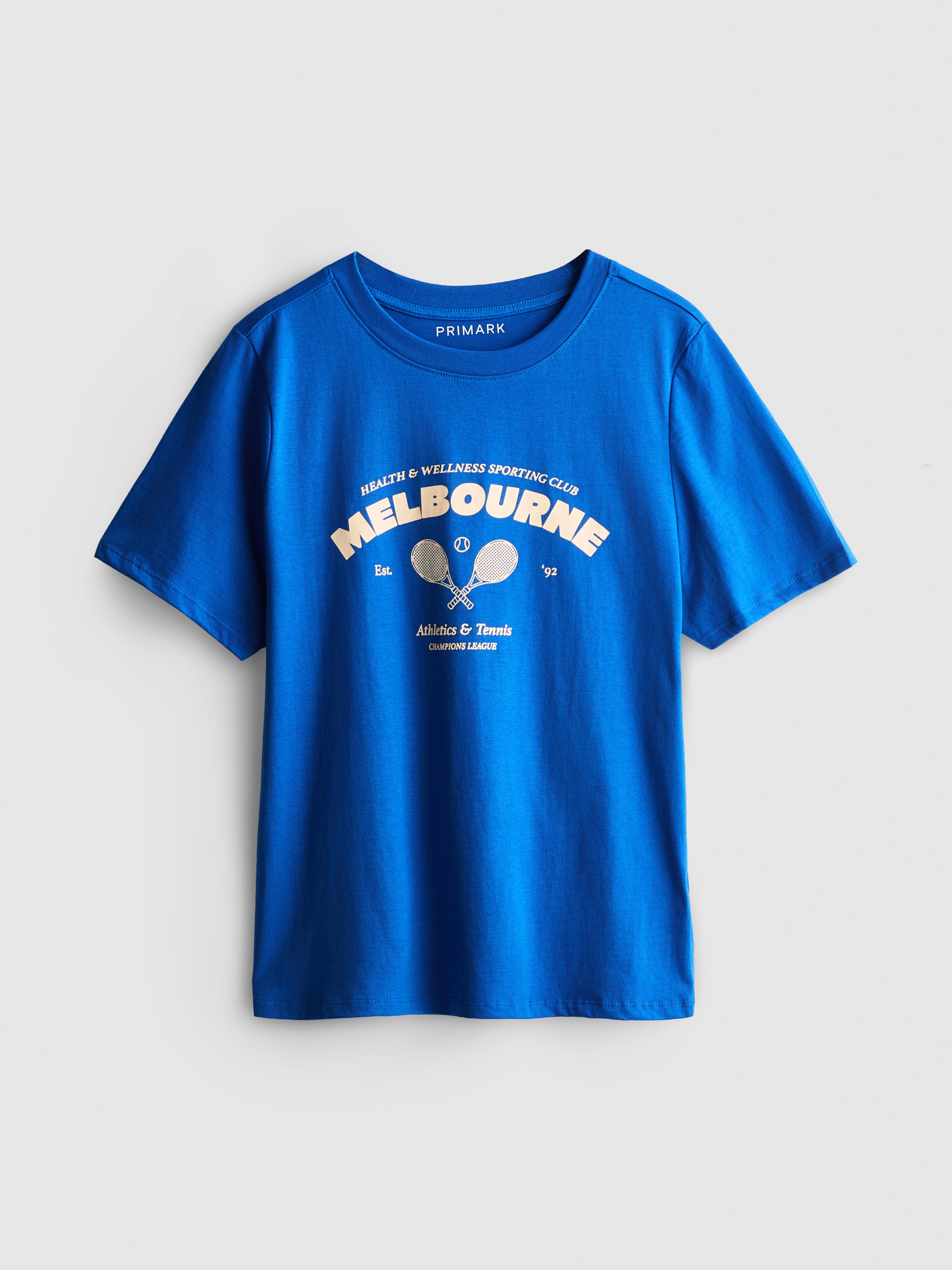 Katoenen T-shirt met korte mouwen en print