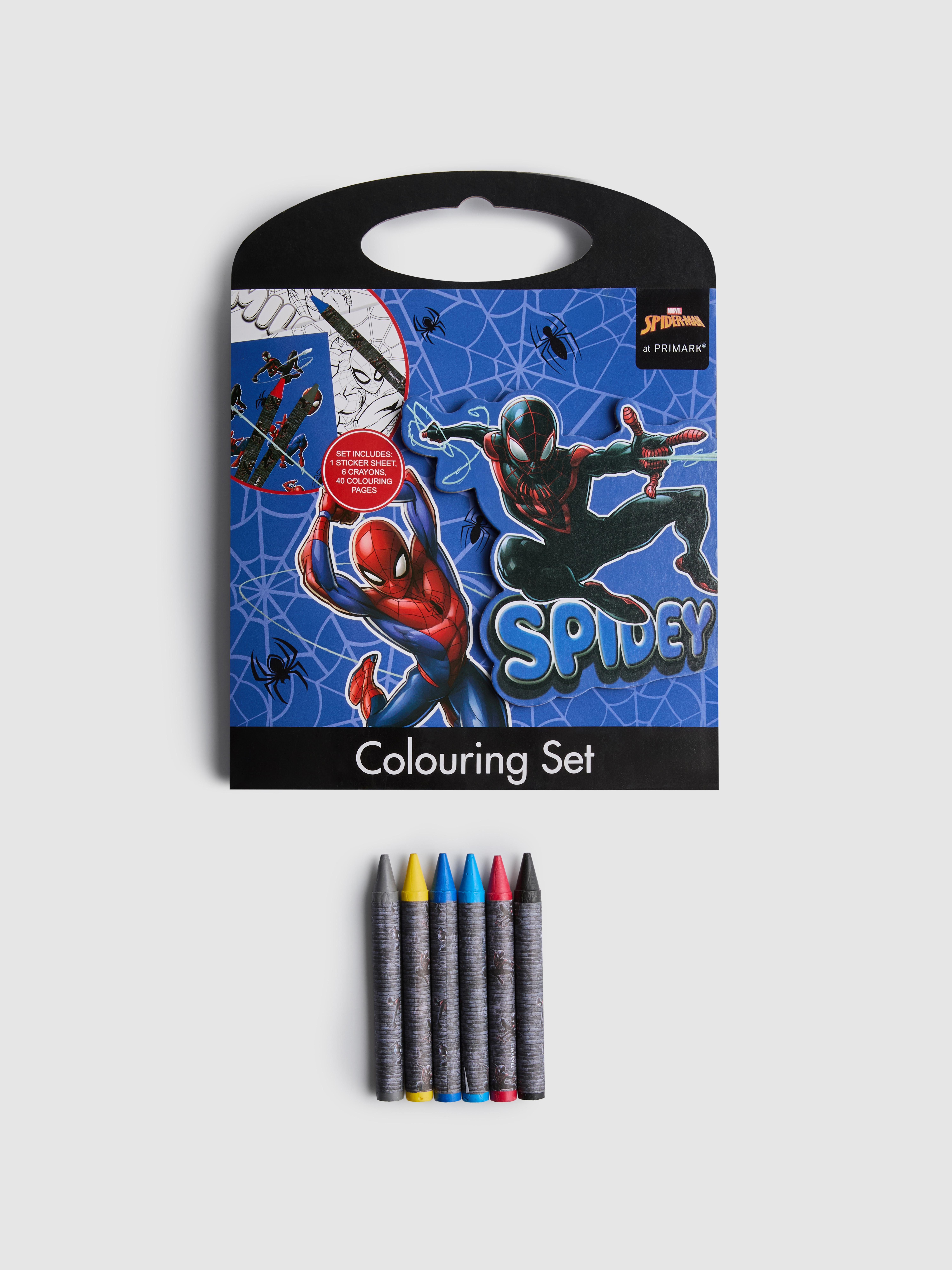 MARVEL Spider-Man Colouring Set
