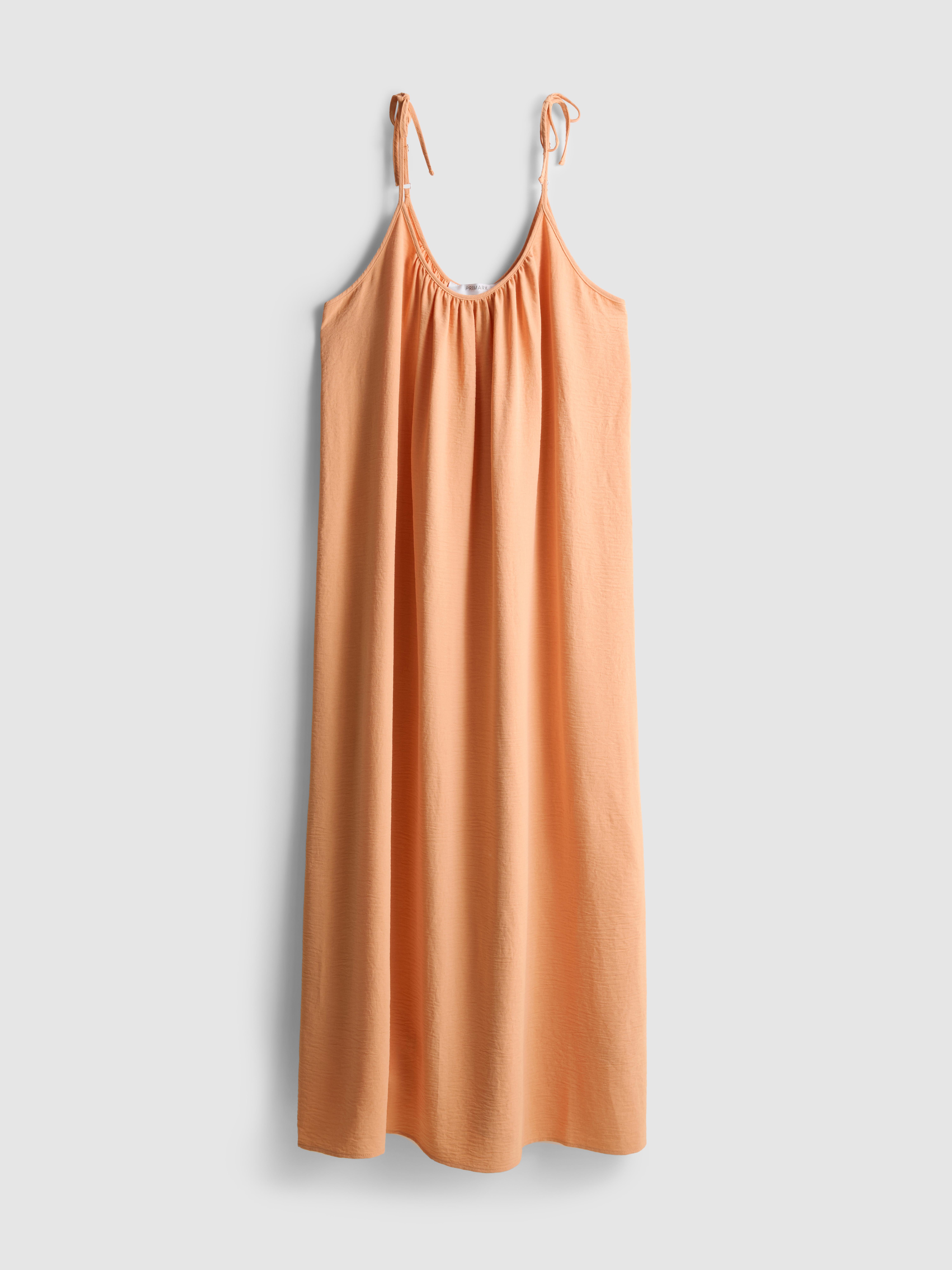 Midi-jurk met bandjes
