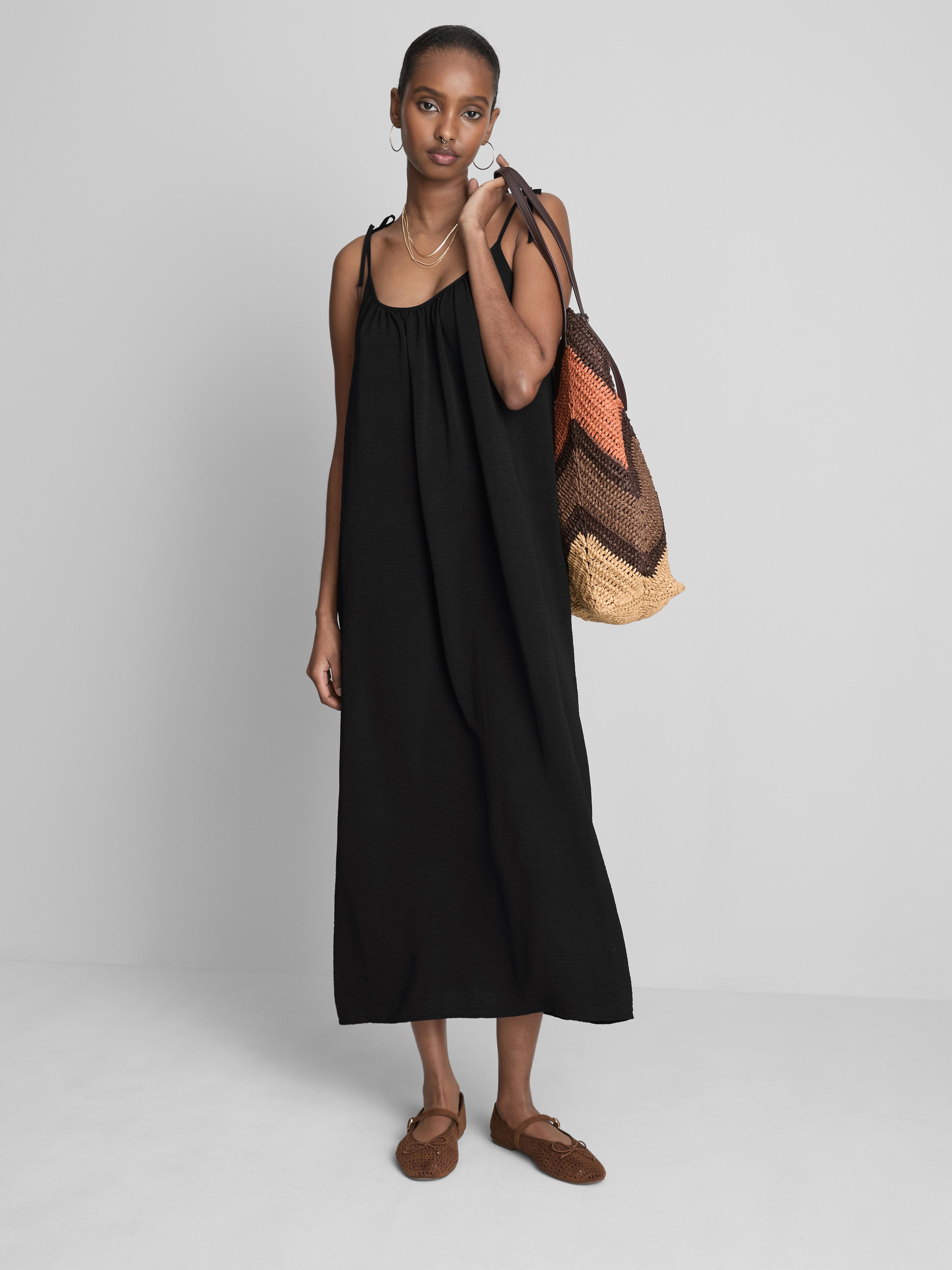 knee length dresses for ladies Sun Island Strappy Midi Dress main image 0