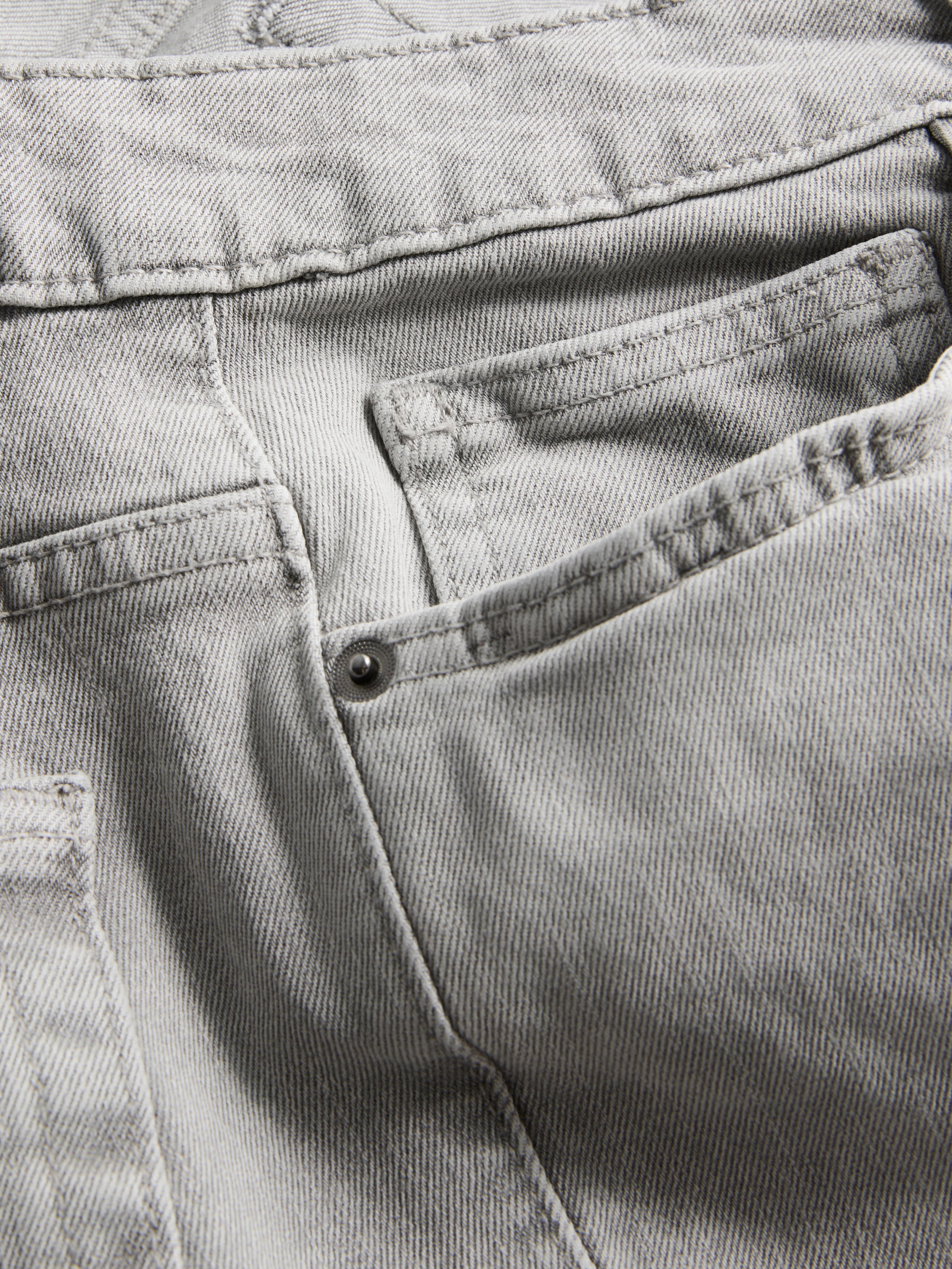 Mid-Rise Straight Leg Jeans