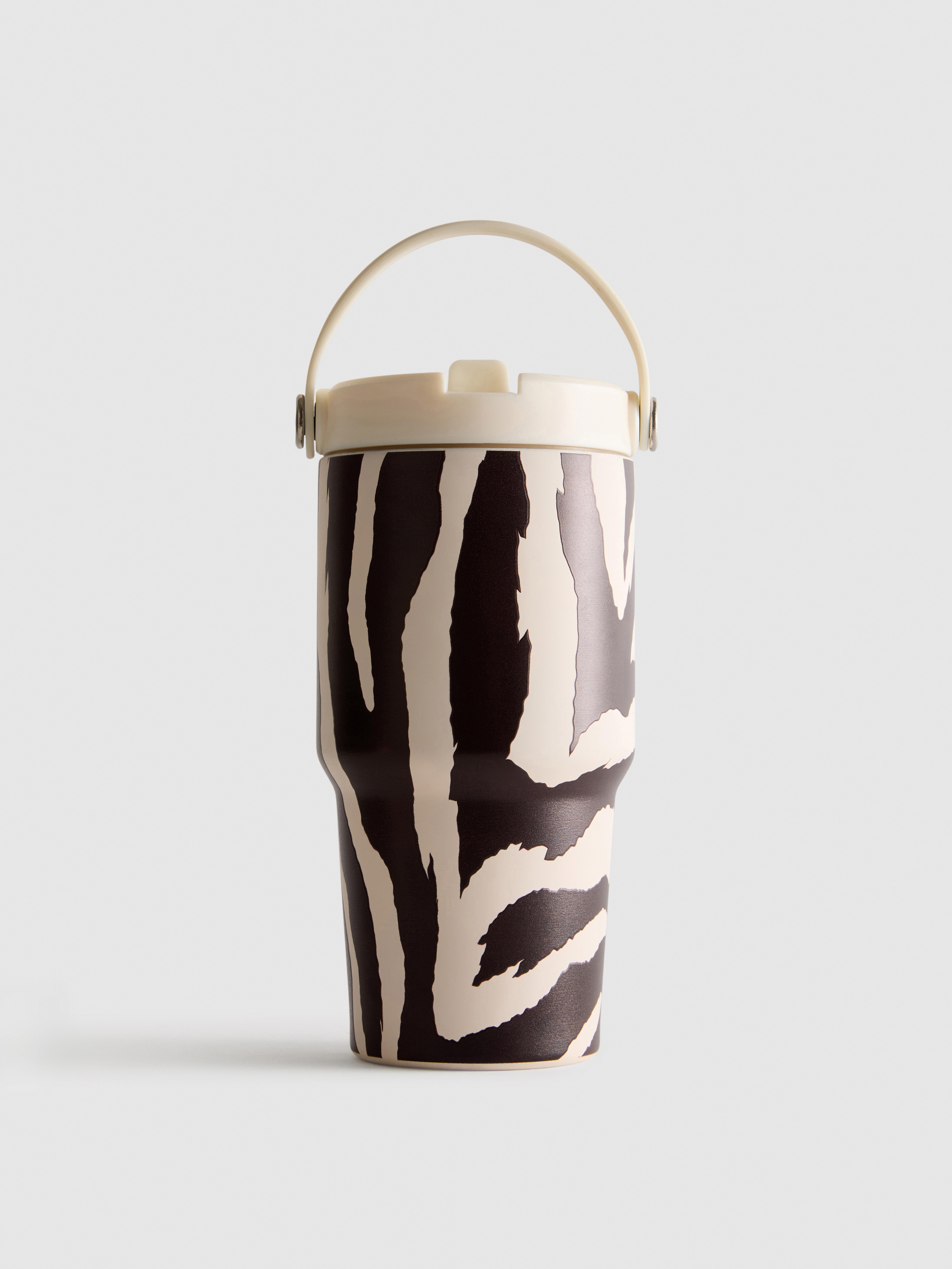 Gourde à paille rétractable et motif nœud