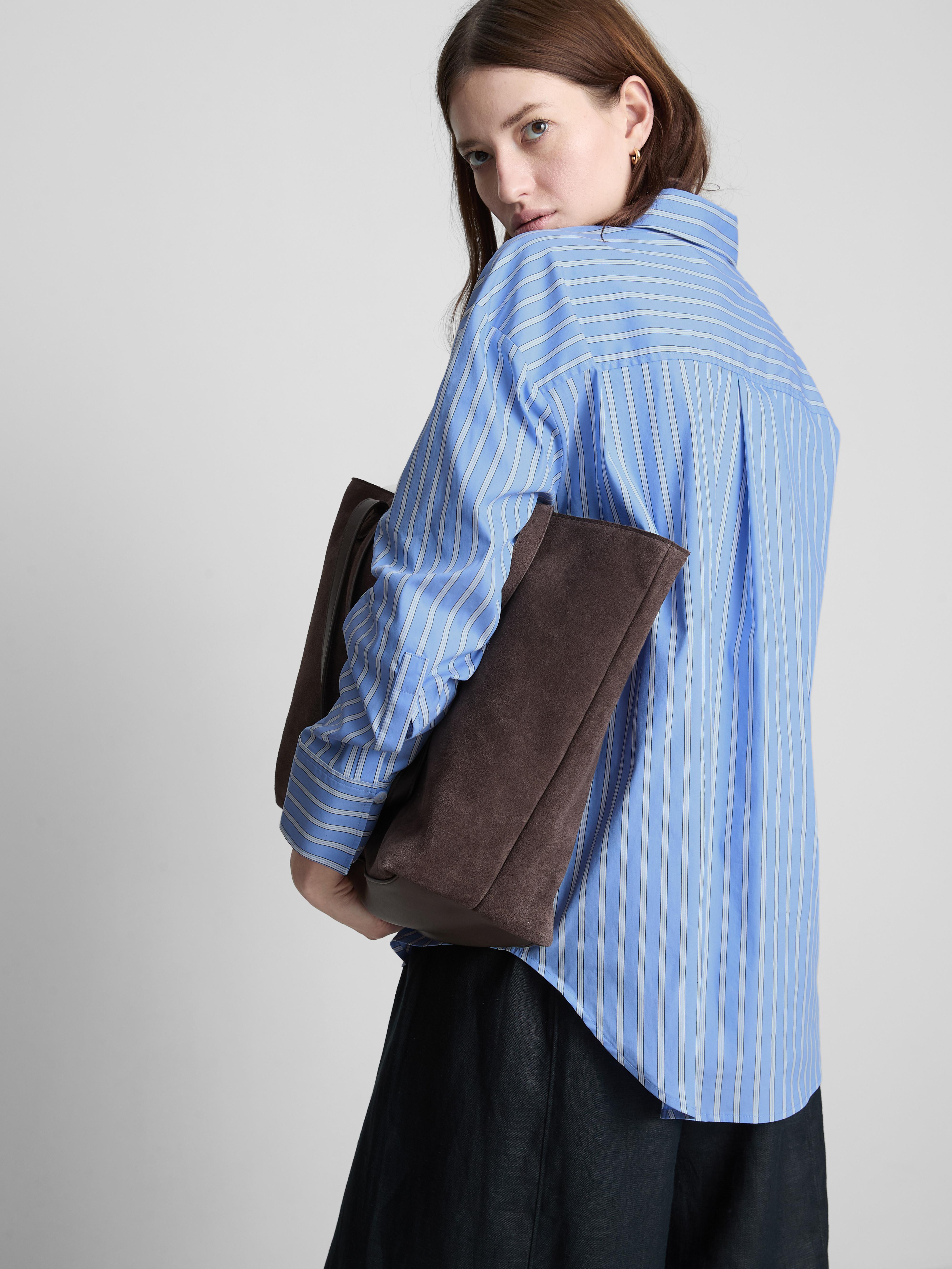 The Edit Striped Cotton Shirt