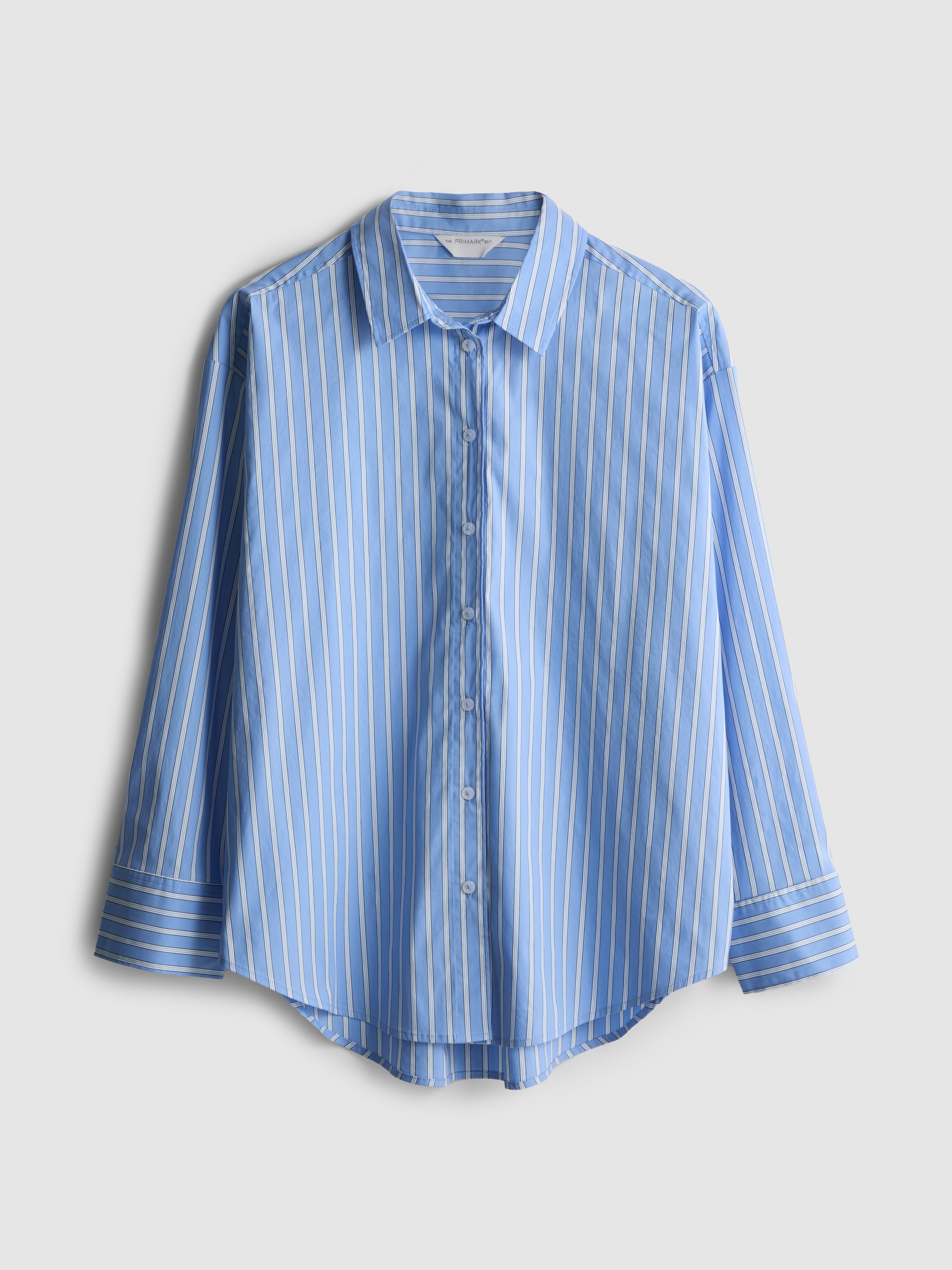 The Edit Striped Cotton Shirt