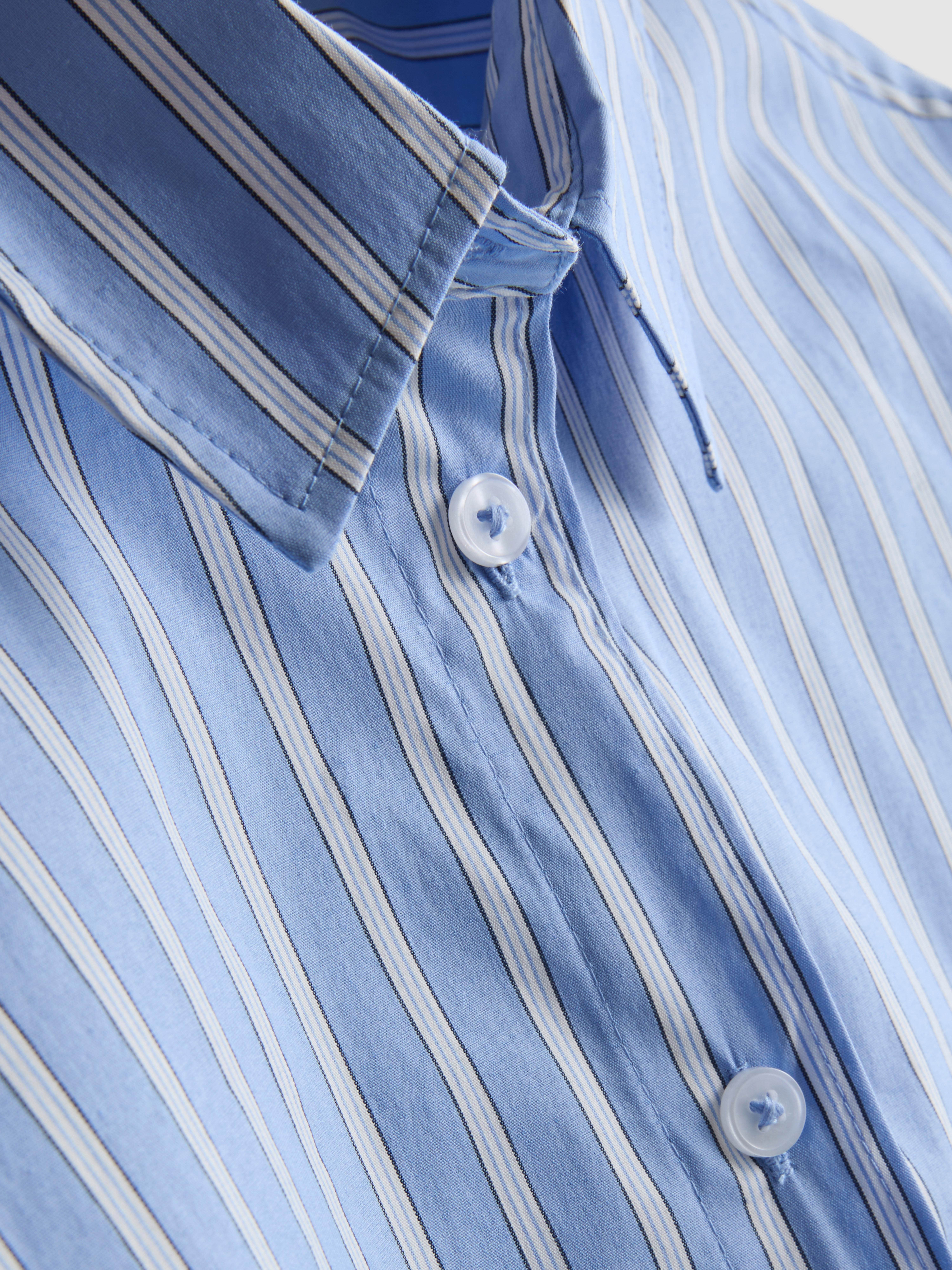 The Edit Striped Cotton Shirt