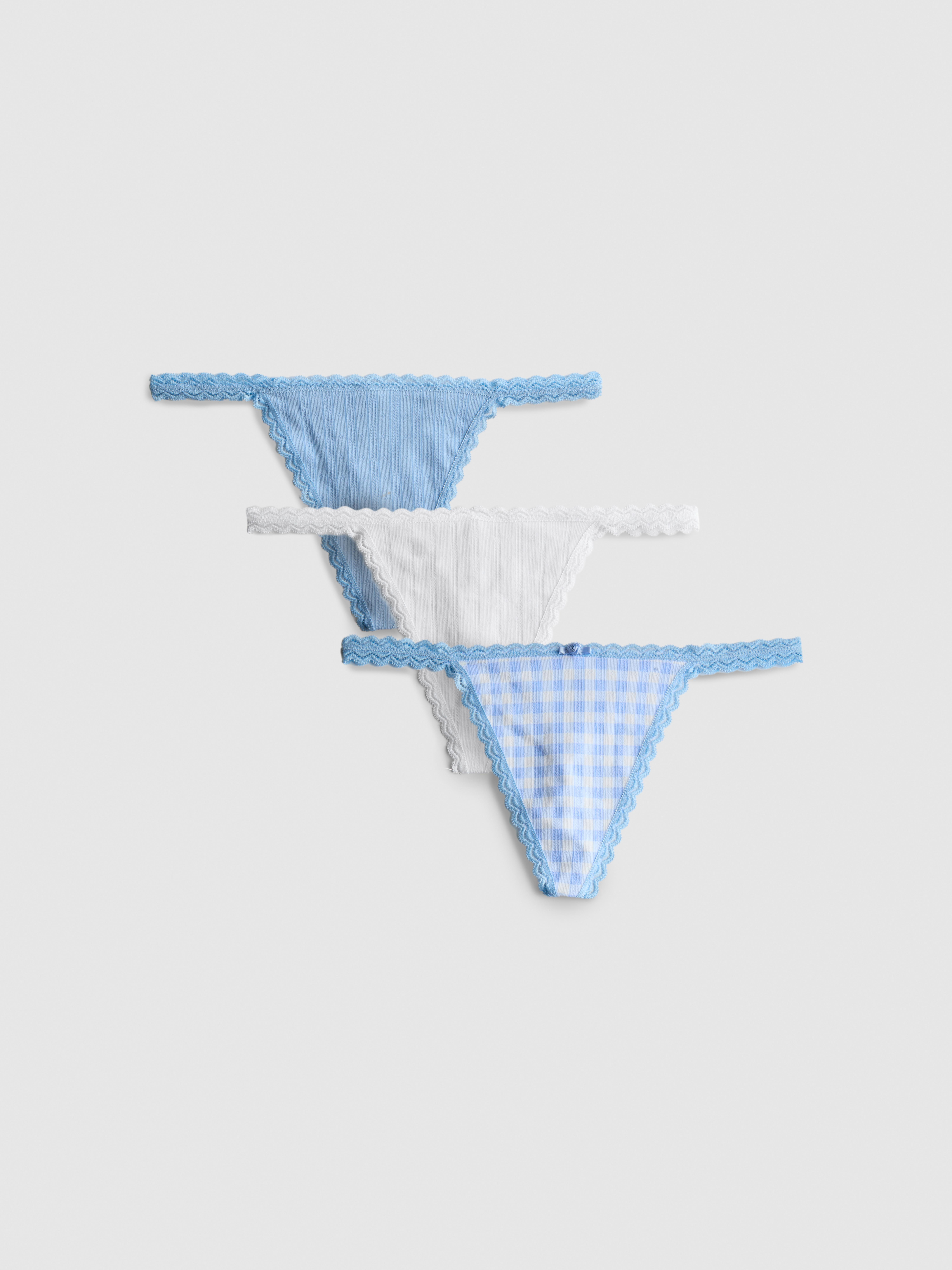 Confezione da 3 perizomi senza cuciture