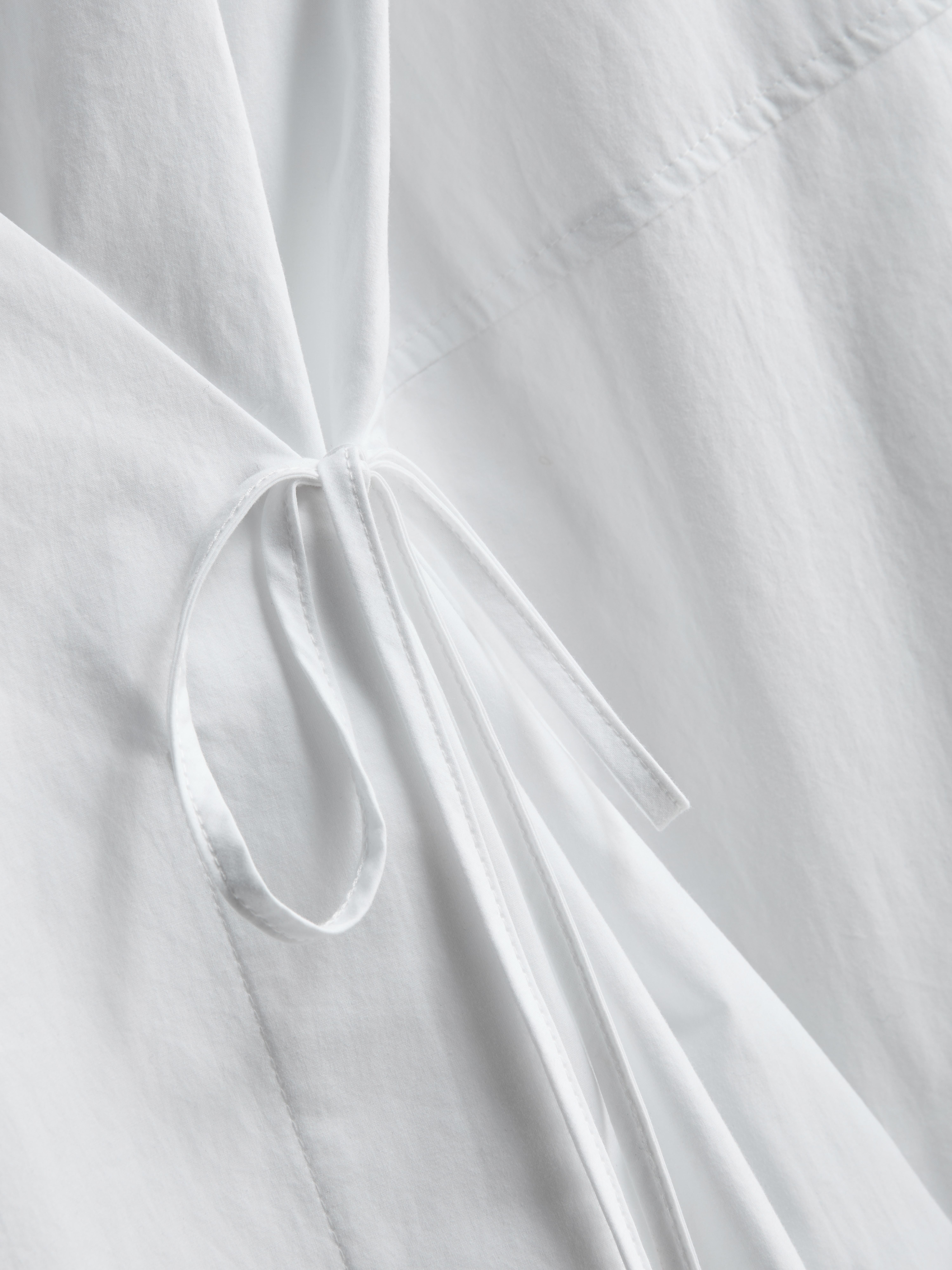 The Edit Cotton Wrap Shirt