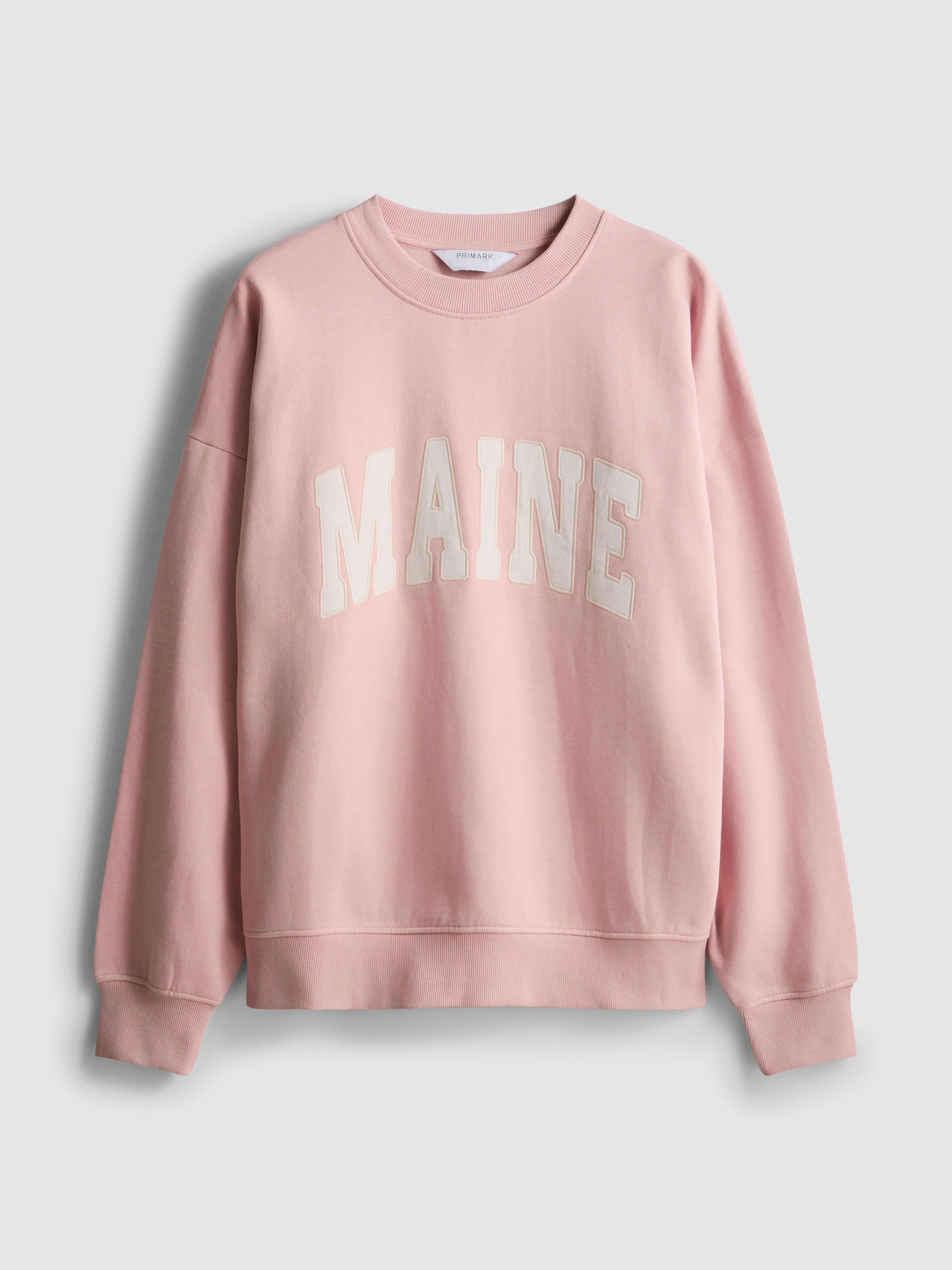 Cotton Rich Oversized Maine Sweatshirt