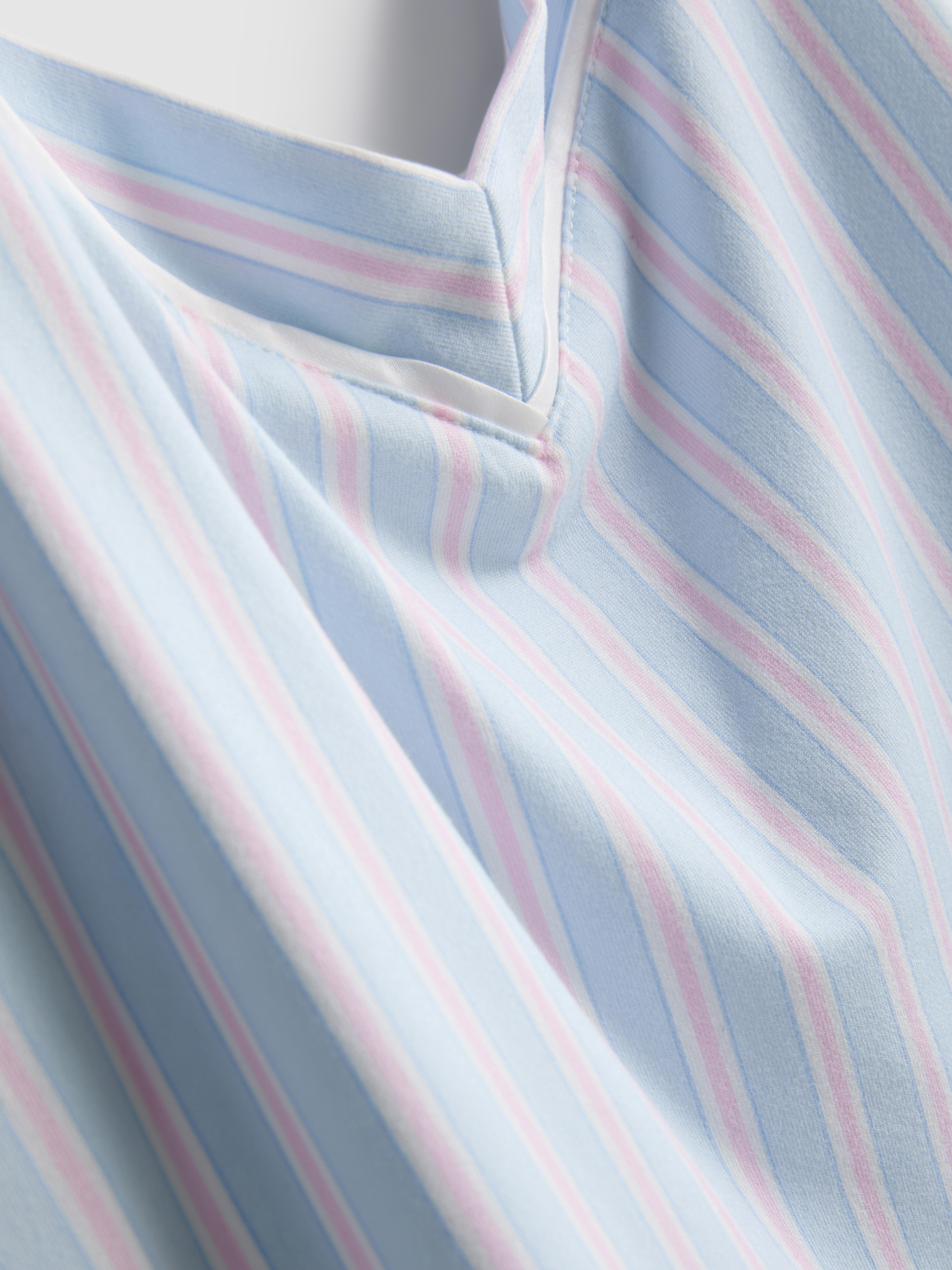 Pyjama caraco en satin imprimé à nœud