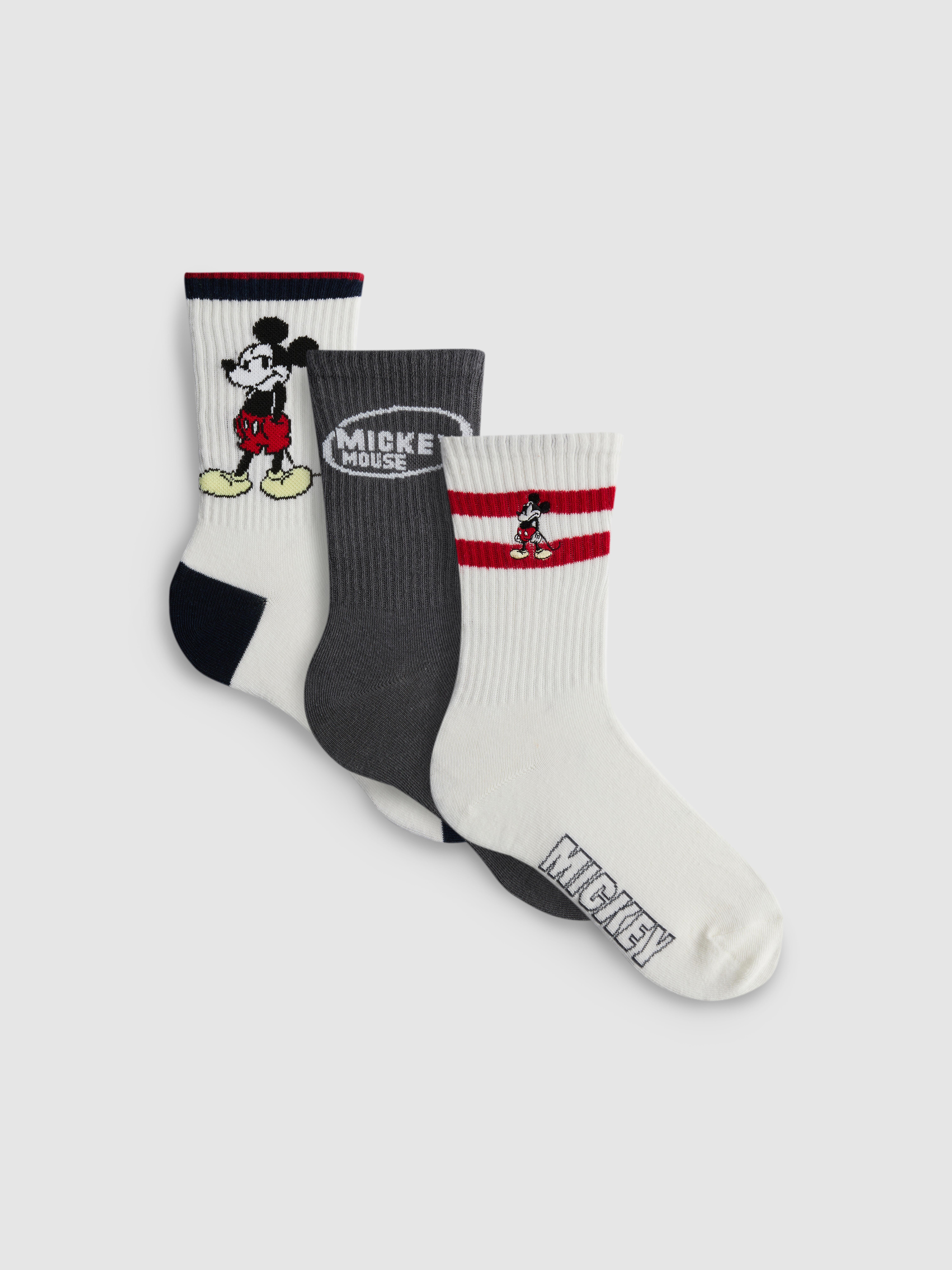 3pk Disney X Mimi Webb Mickey Mouse Crew Socks