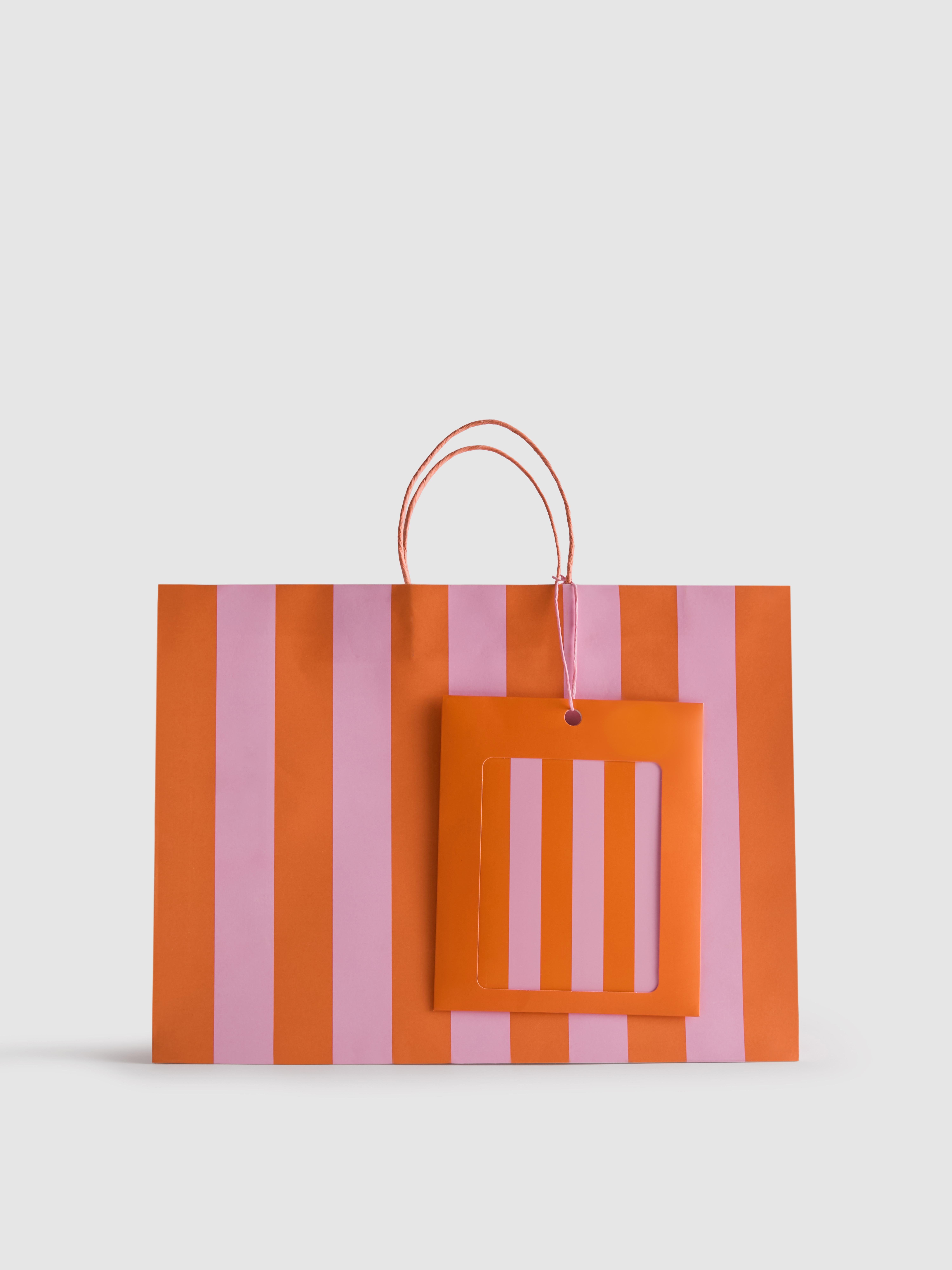 3-in-1 Striped Gift Bag