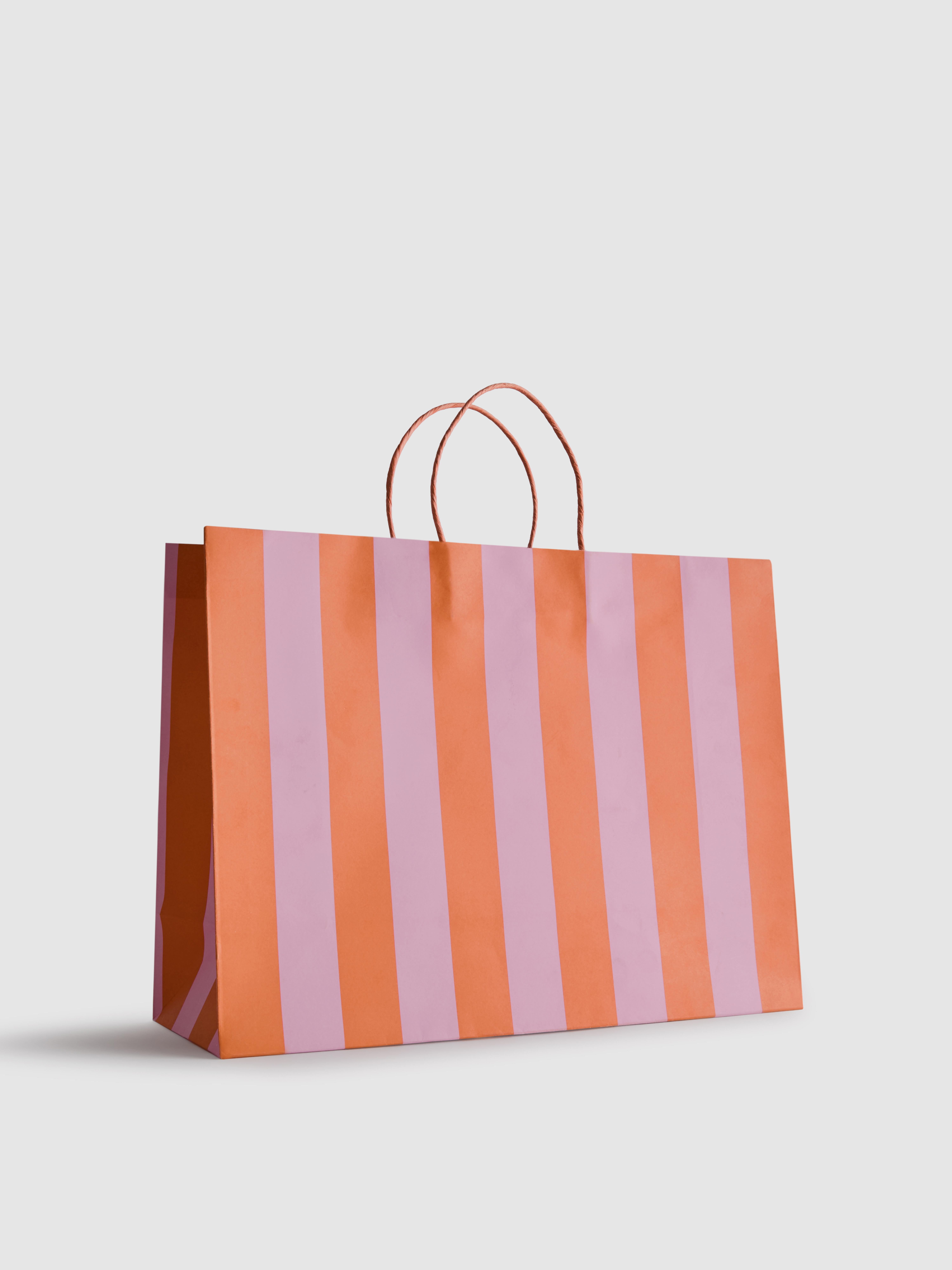 3-in-1 Striped Gift Bag