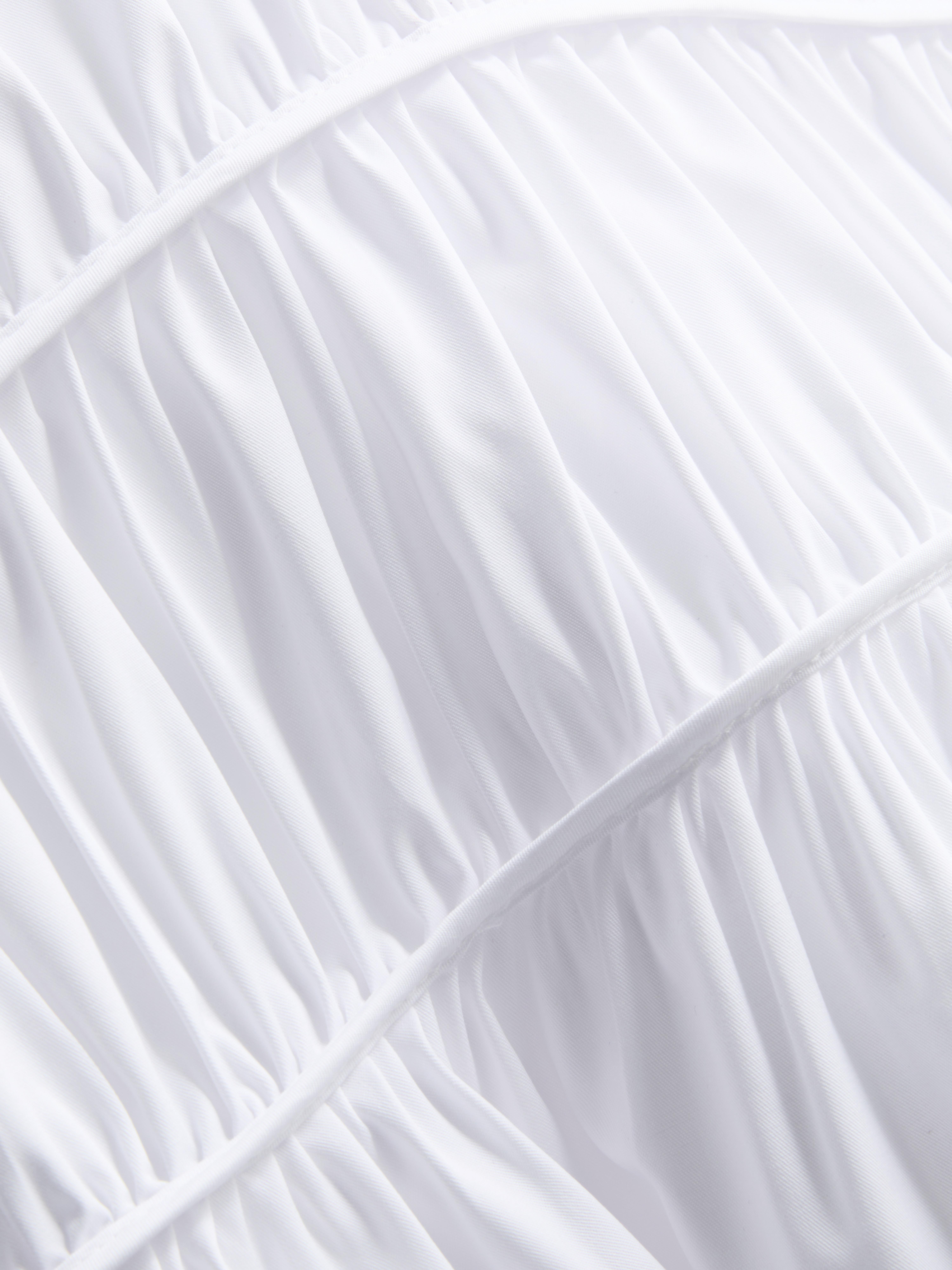 The Edit Cotton Shirred Top