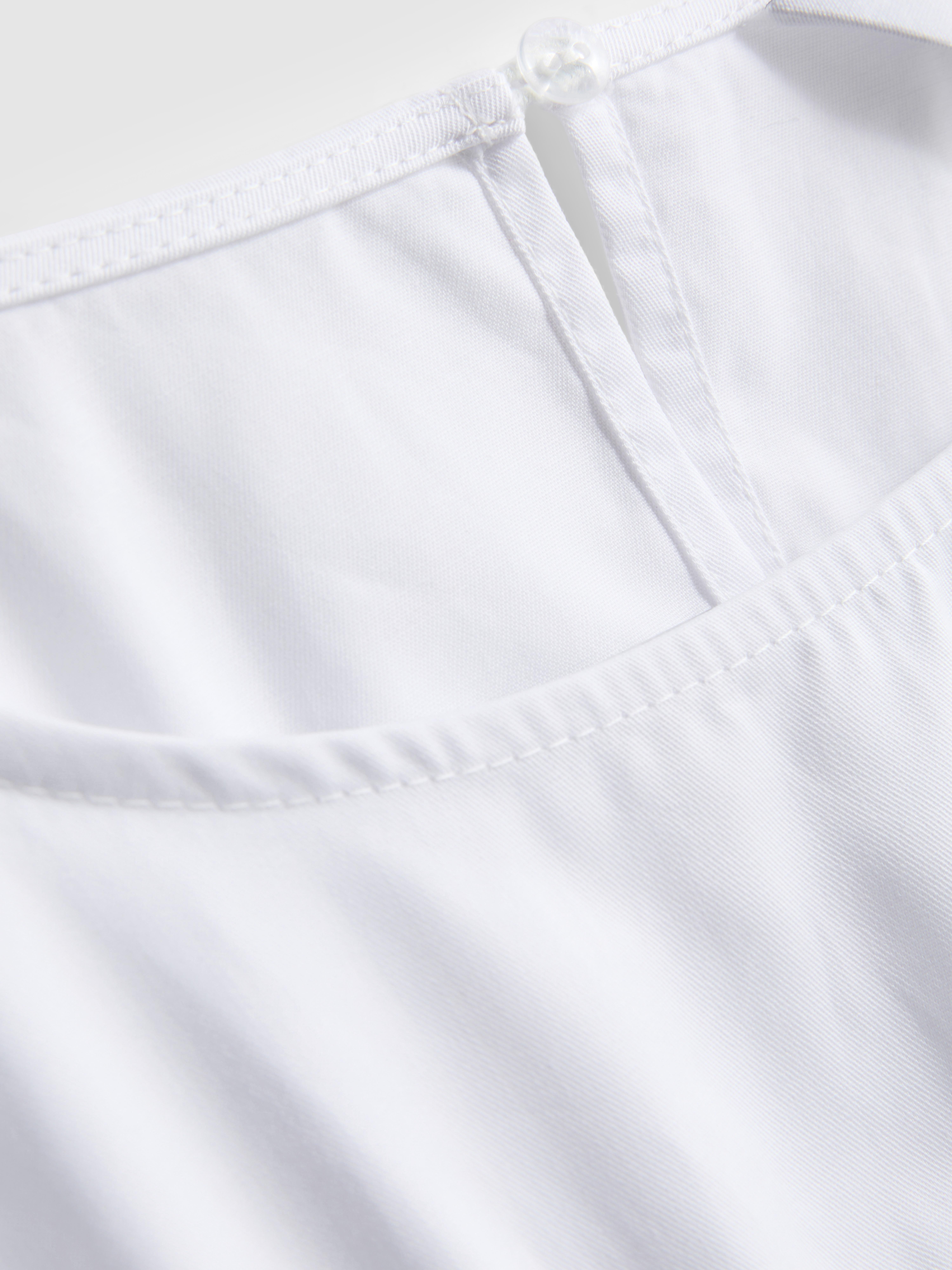 The Edit Cotton Shirred Top