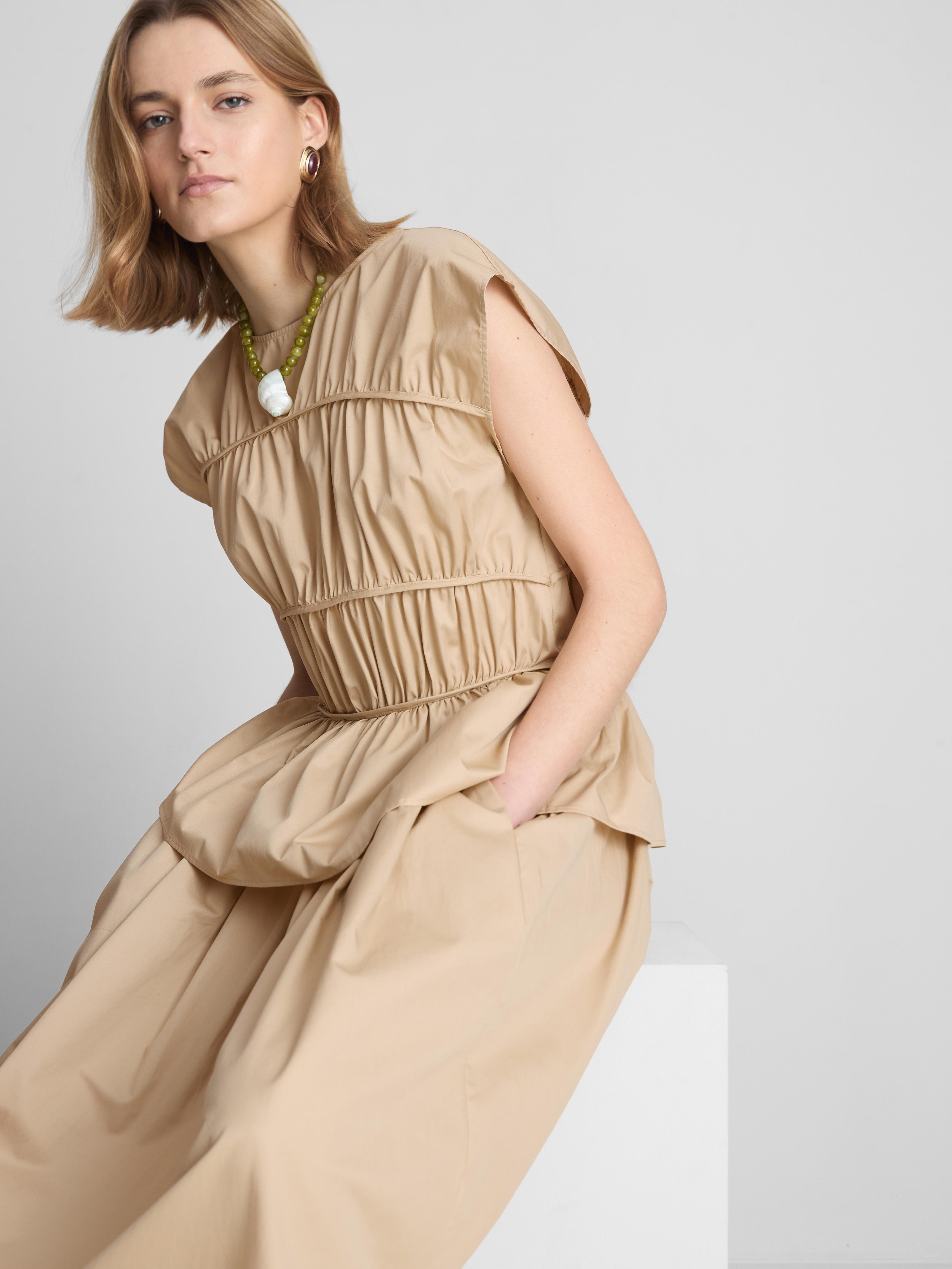 Top franzido algodão The Edit