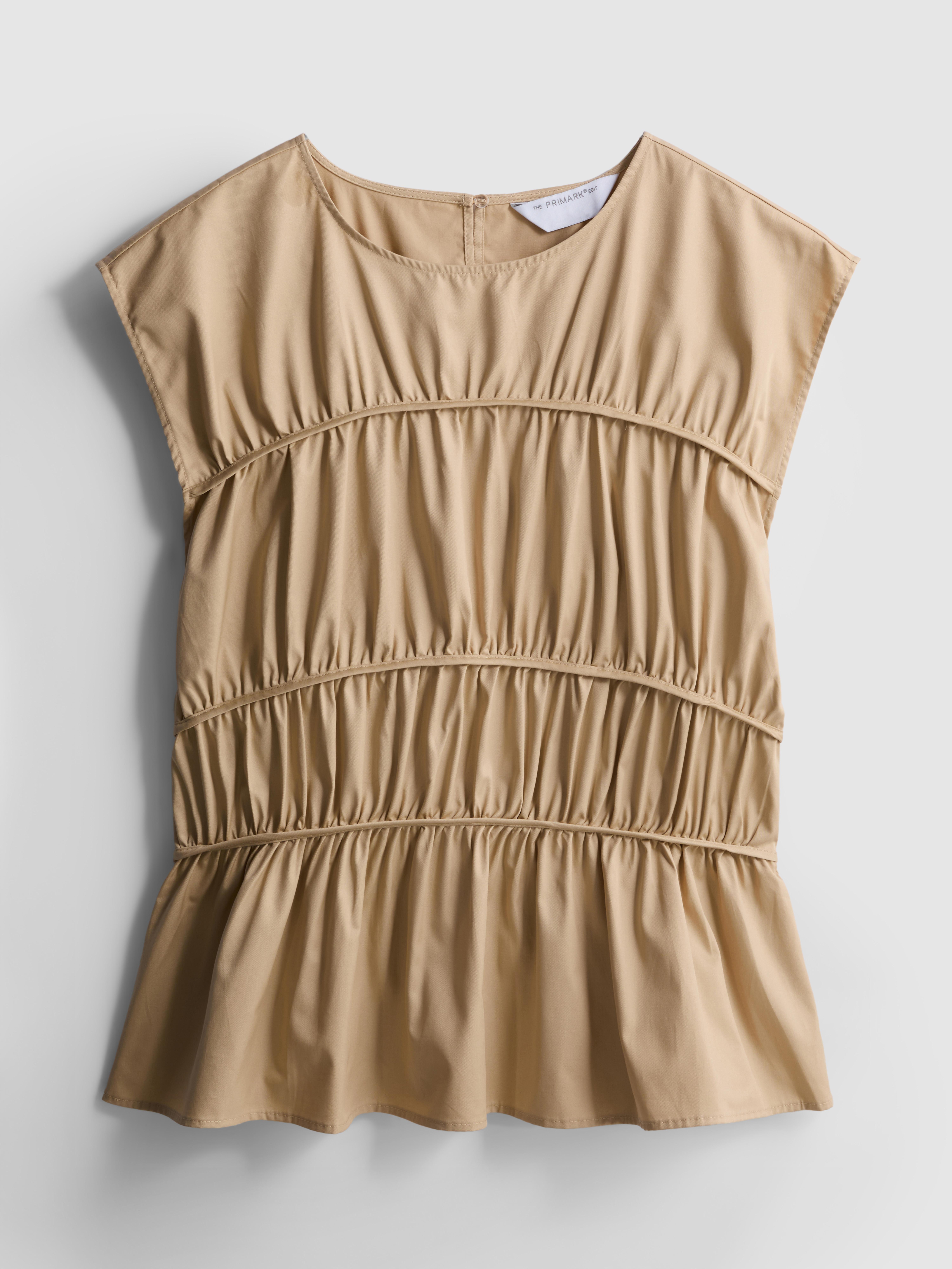 Bavlnený top s riasením The Edit