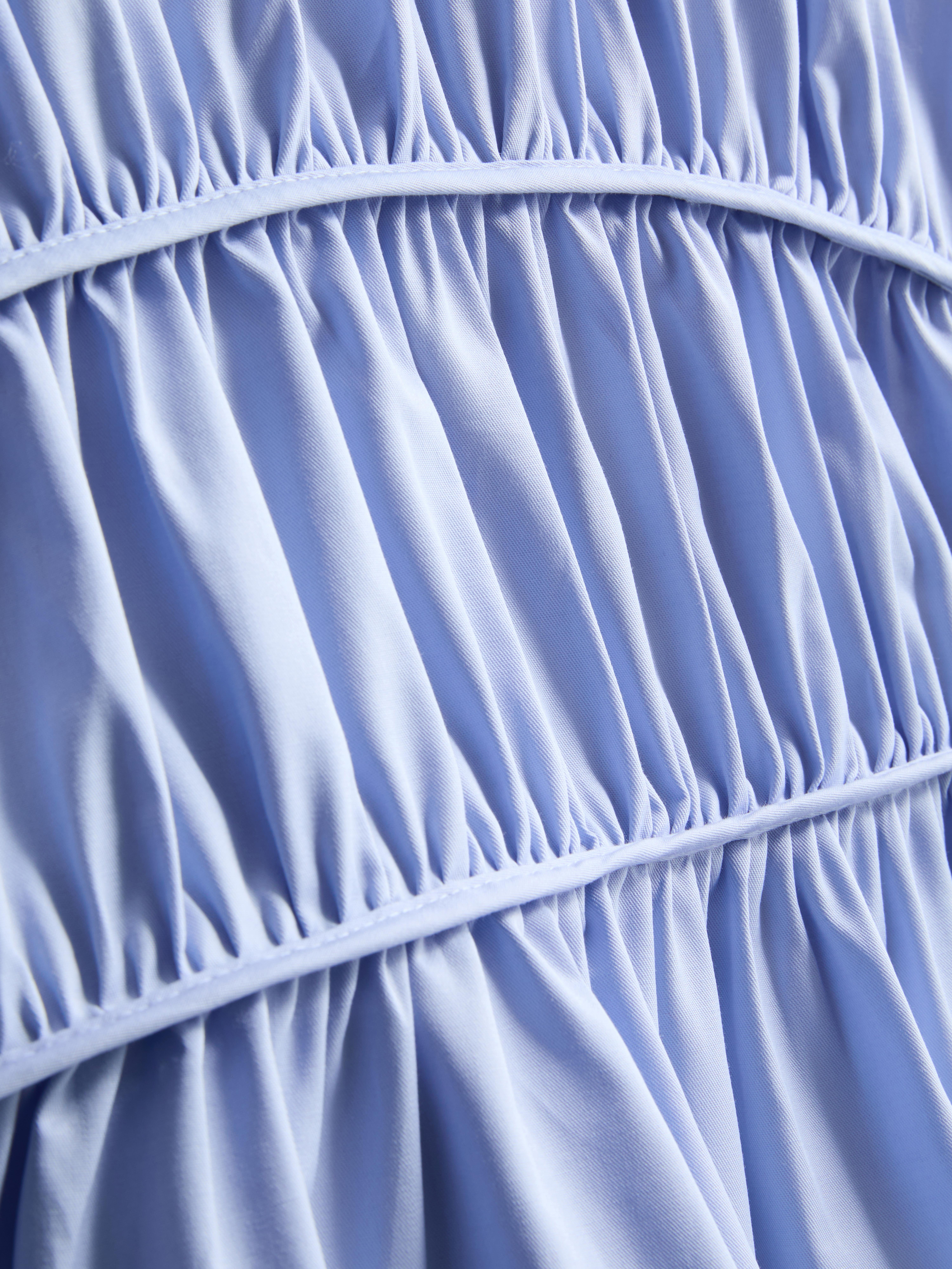 The Edit Cotton Shirred Top