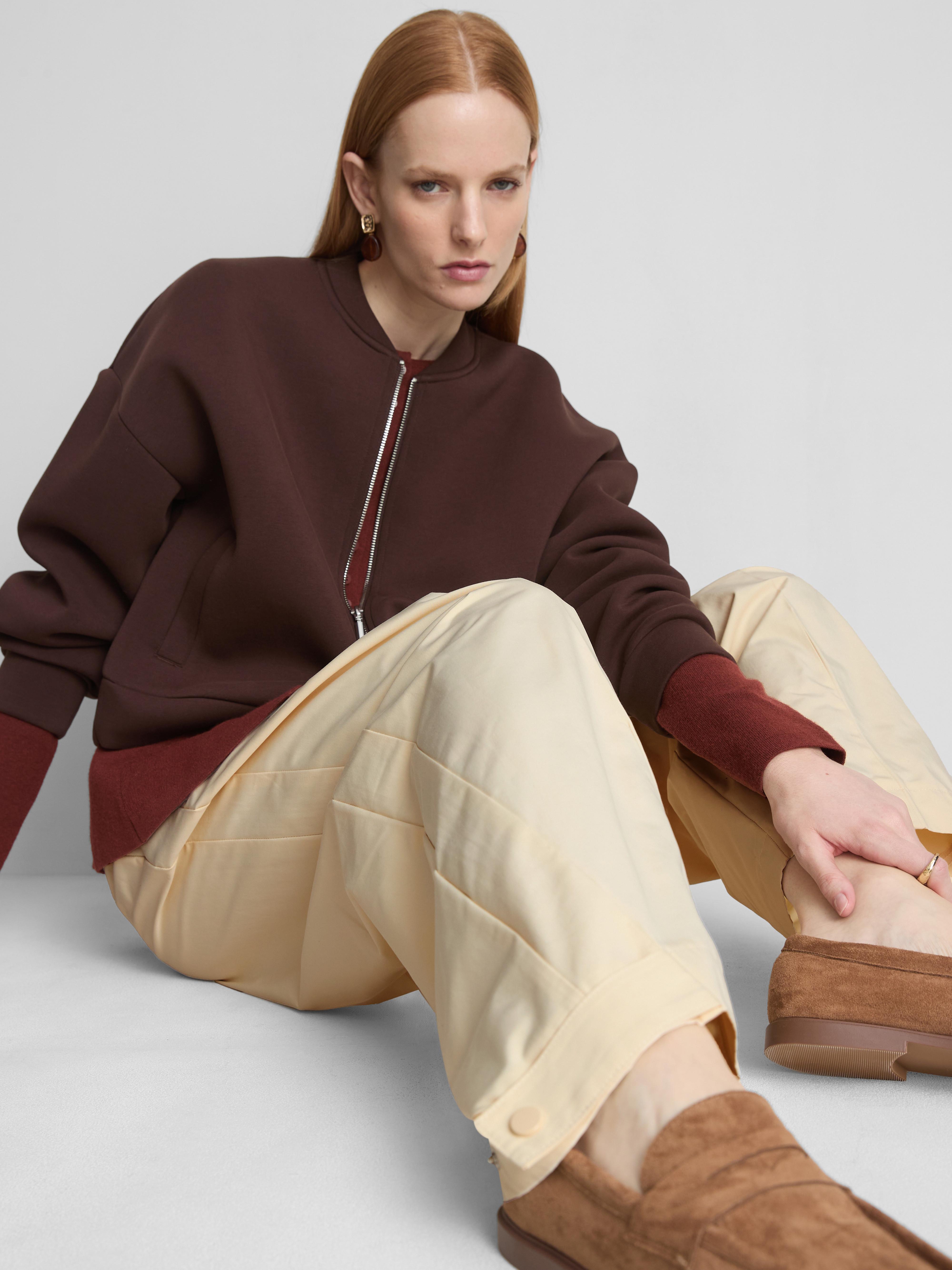 The Edit Tapered Cropped Trousers