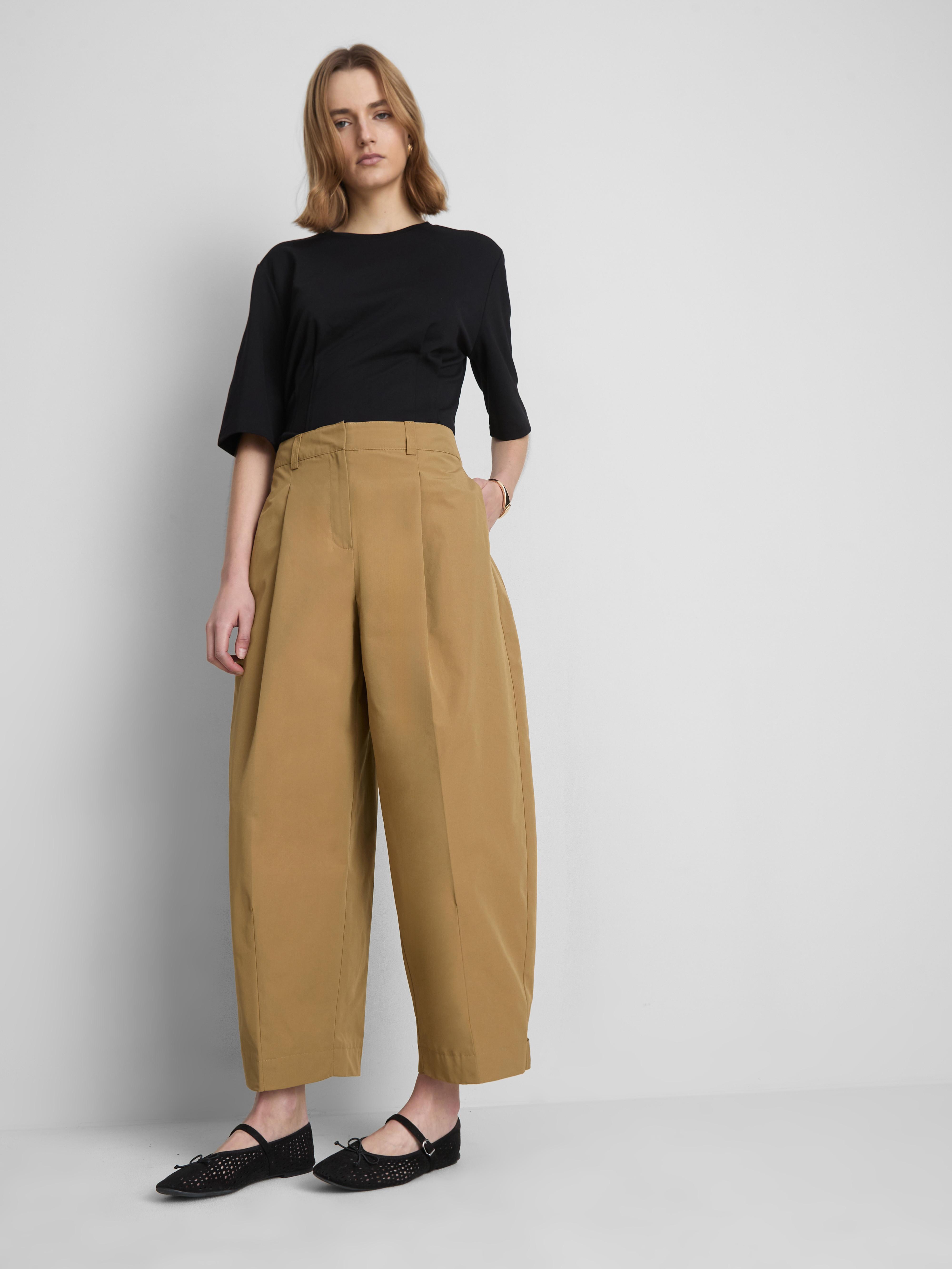 The Edit Tapered Cropped Trousers