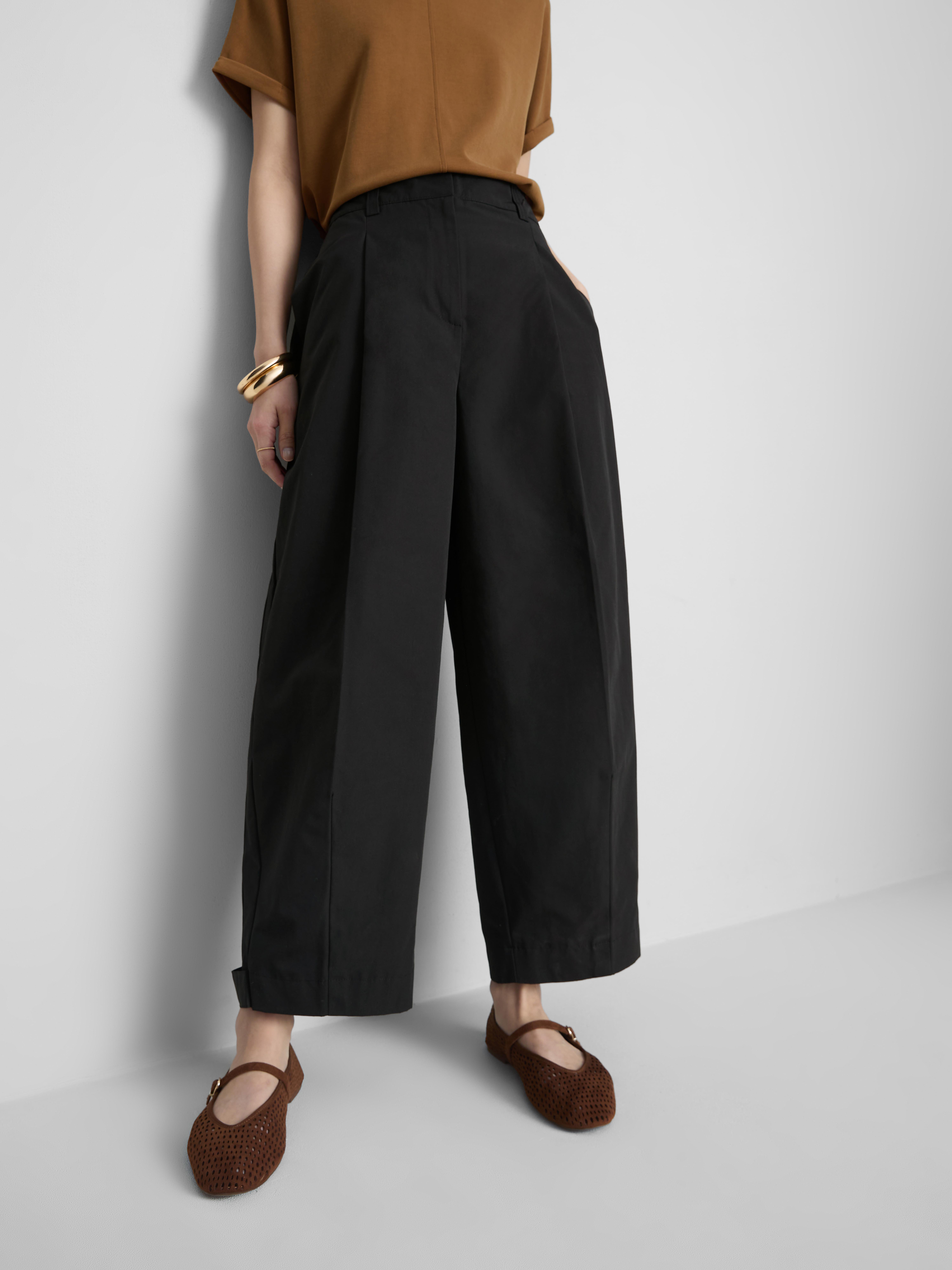 The Edit Tapered Cropped Pants