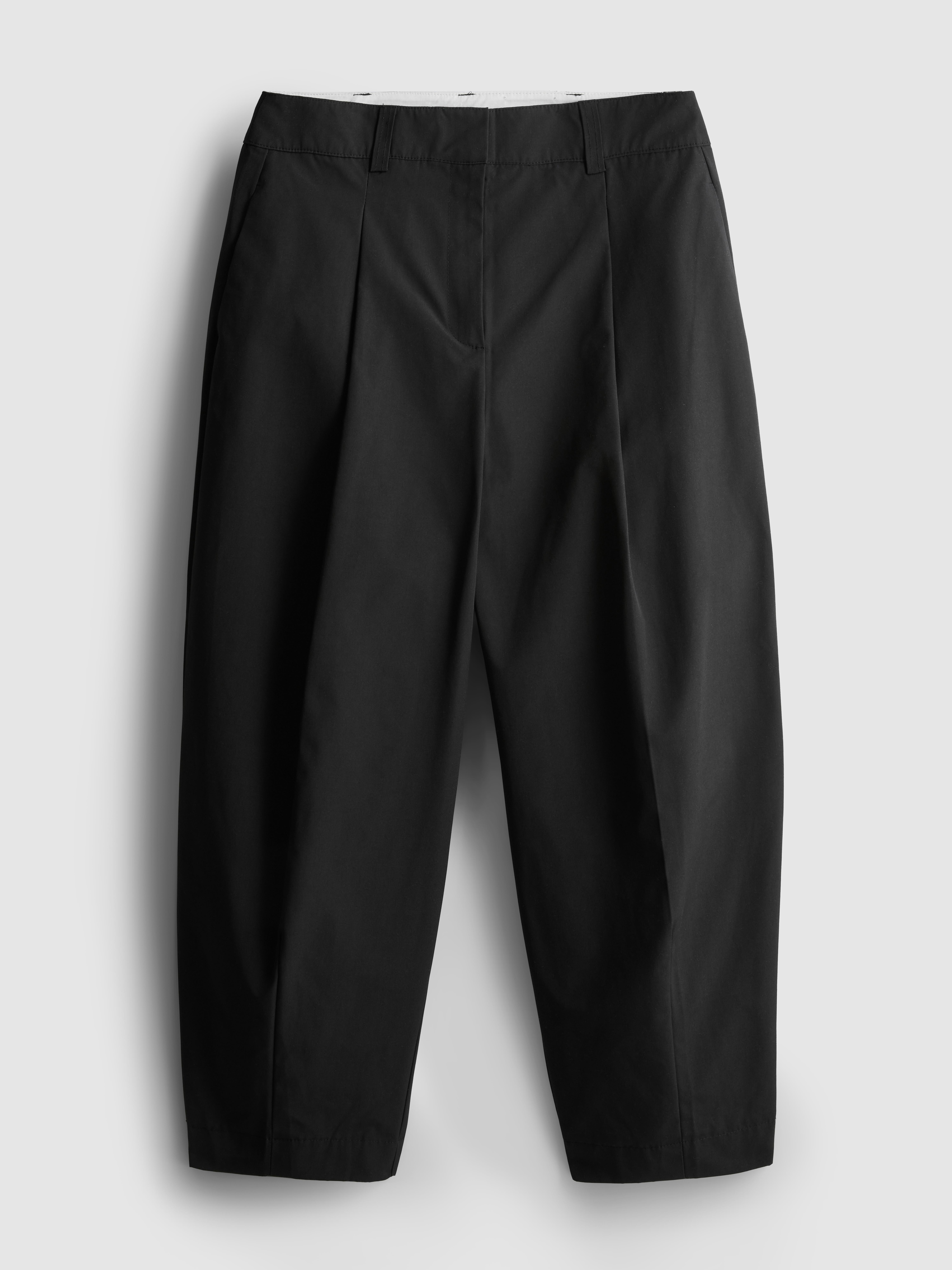 The Edit Tapered Cropped Trousers