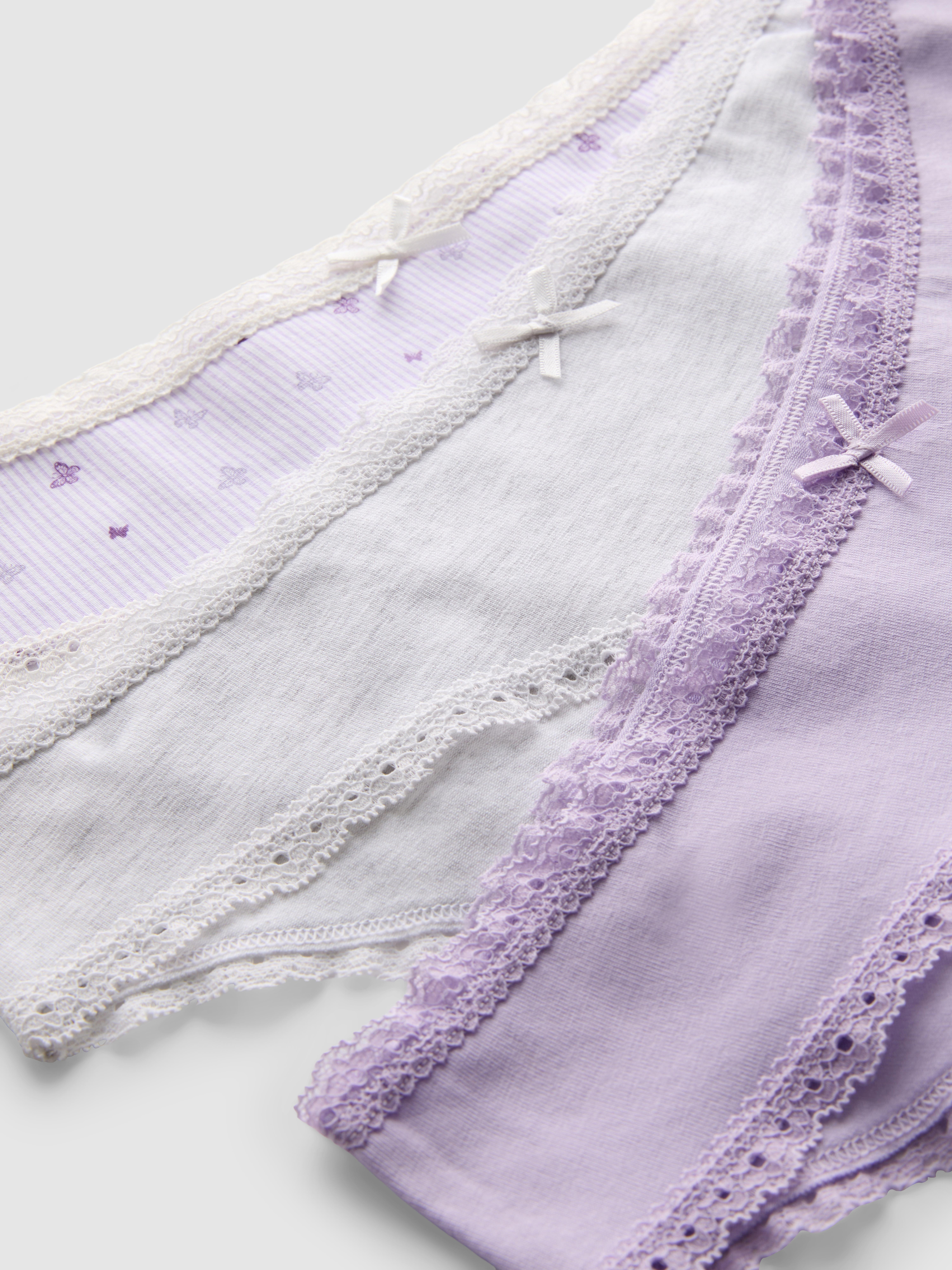 Confezione da 3 mini slip in cotone