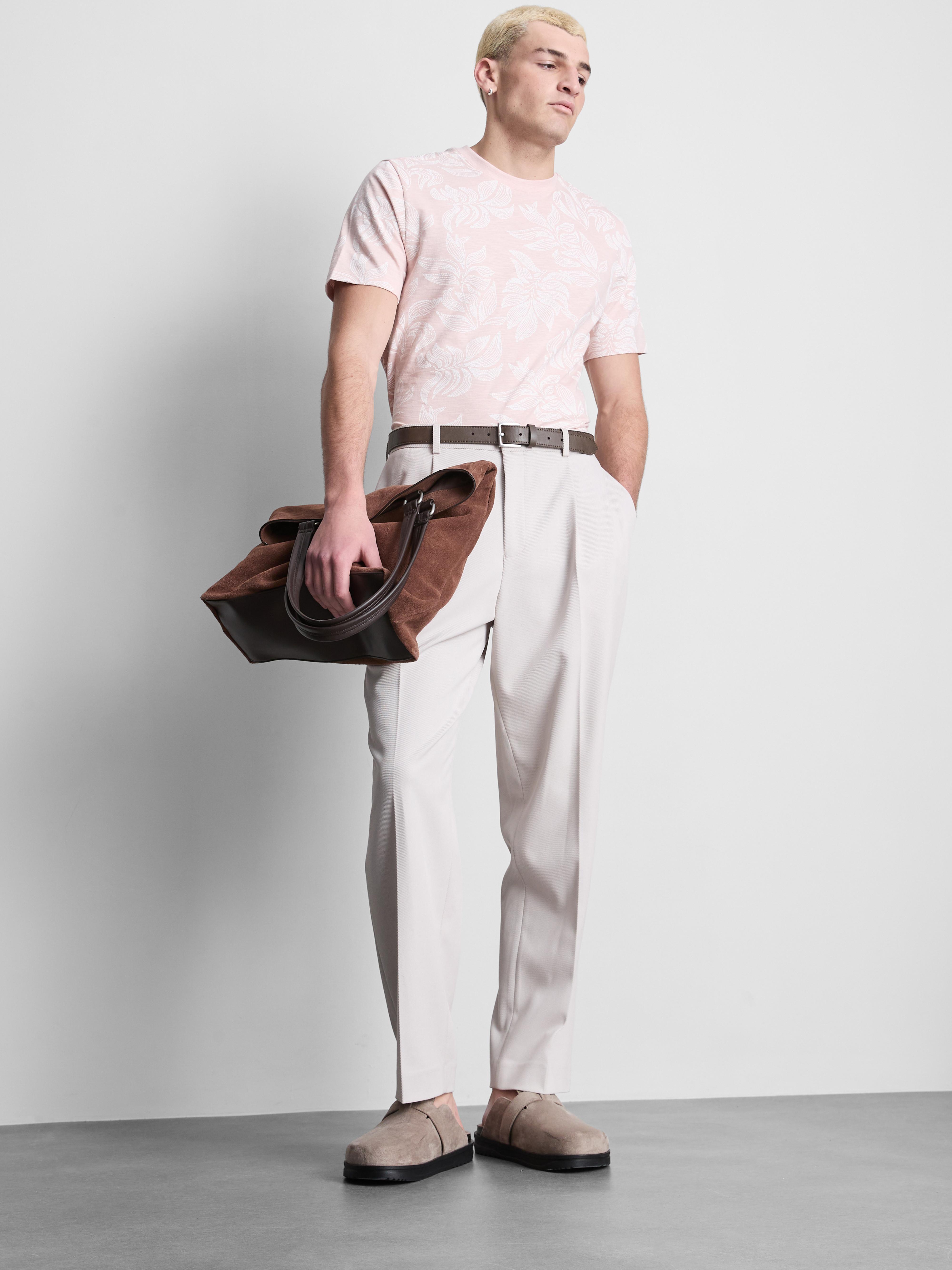 Print Short Sleeve Shirt Pink