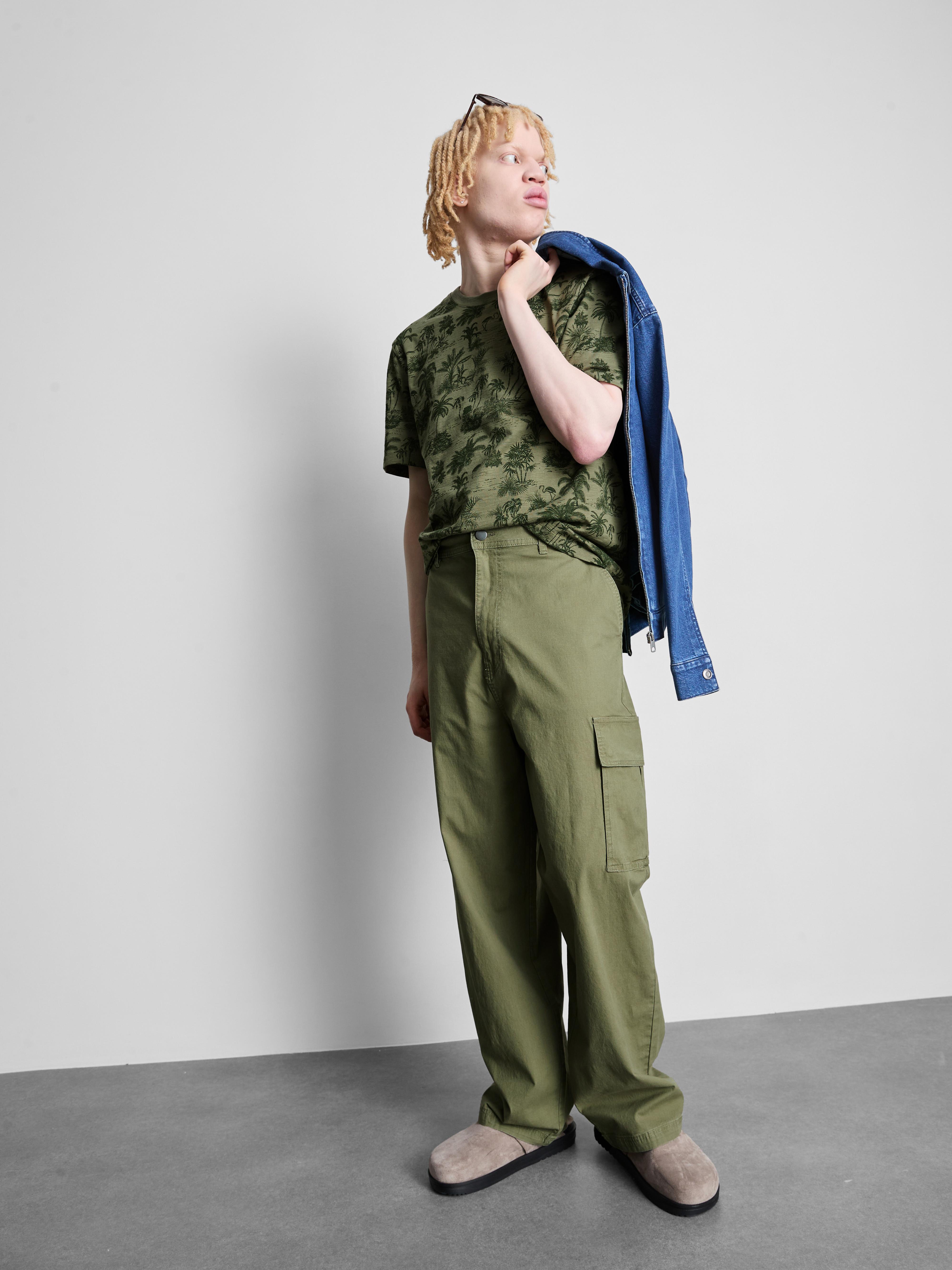 Overhemd met korte mouwen en print