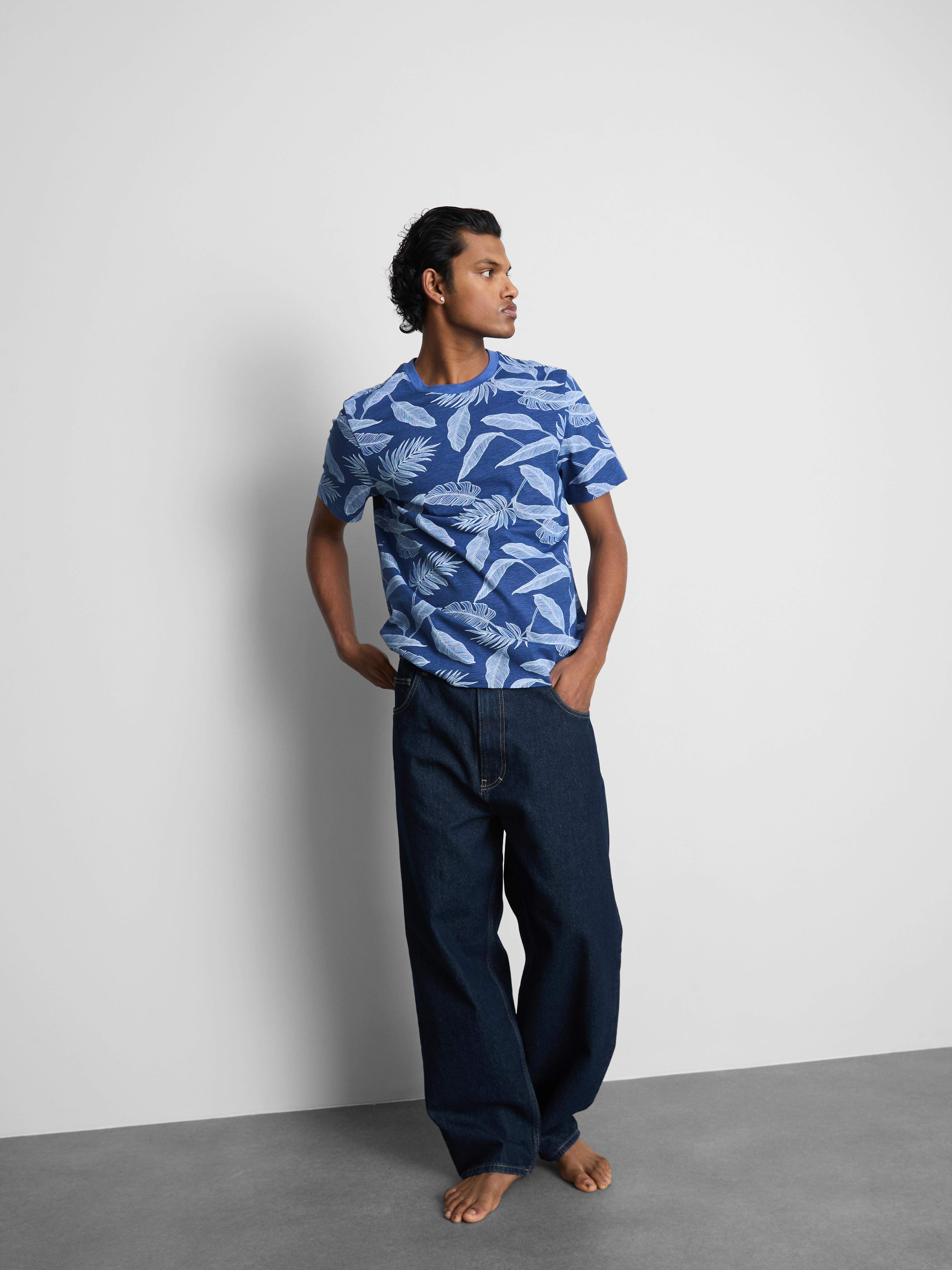 Overhemd met korte mouwen en print