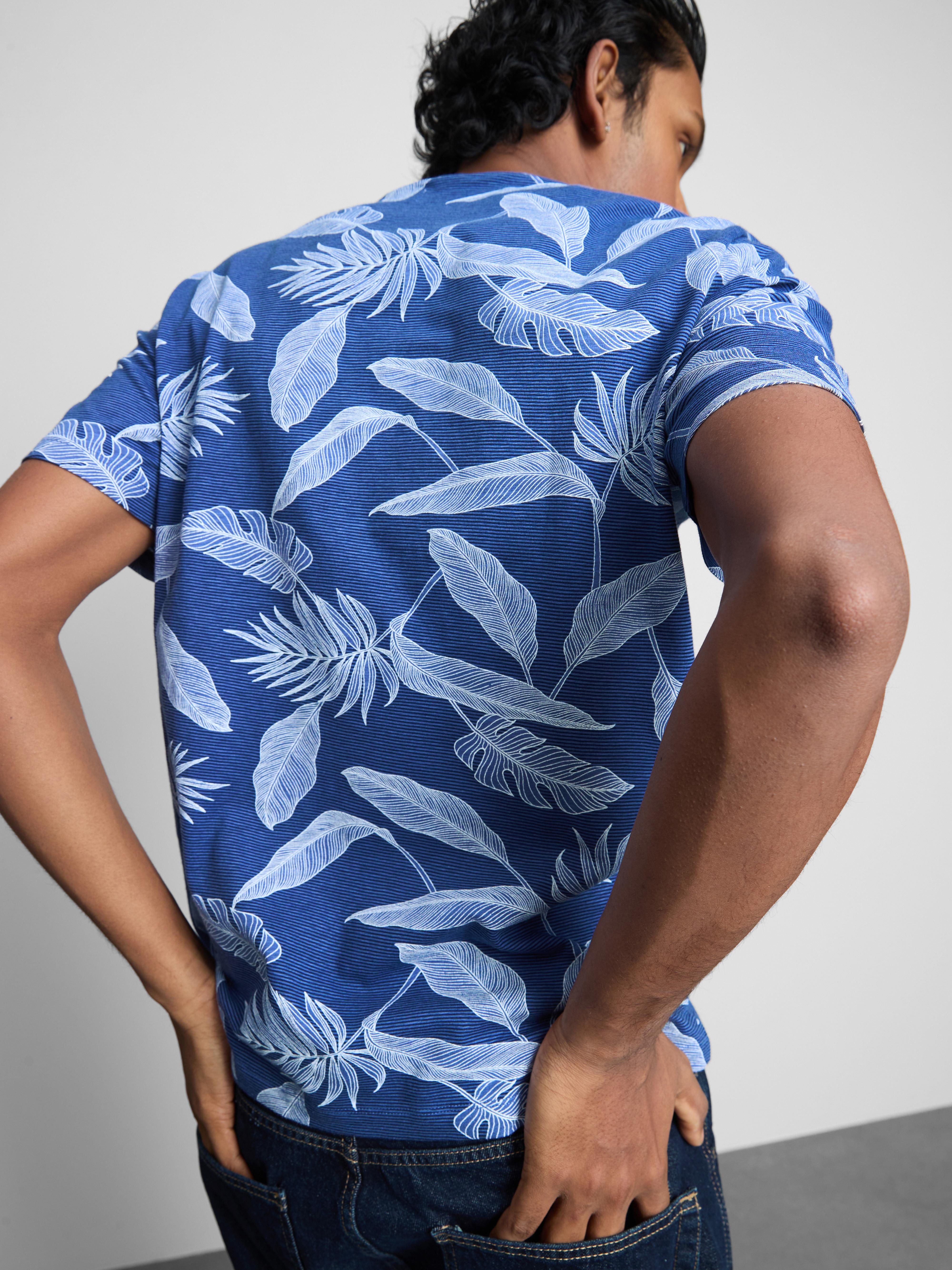 Overhemd met korte mouwen en print