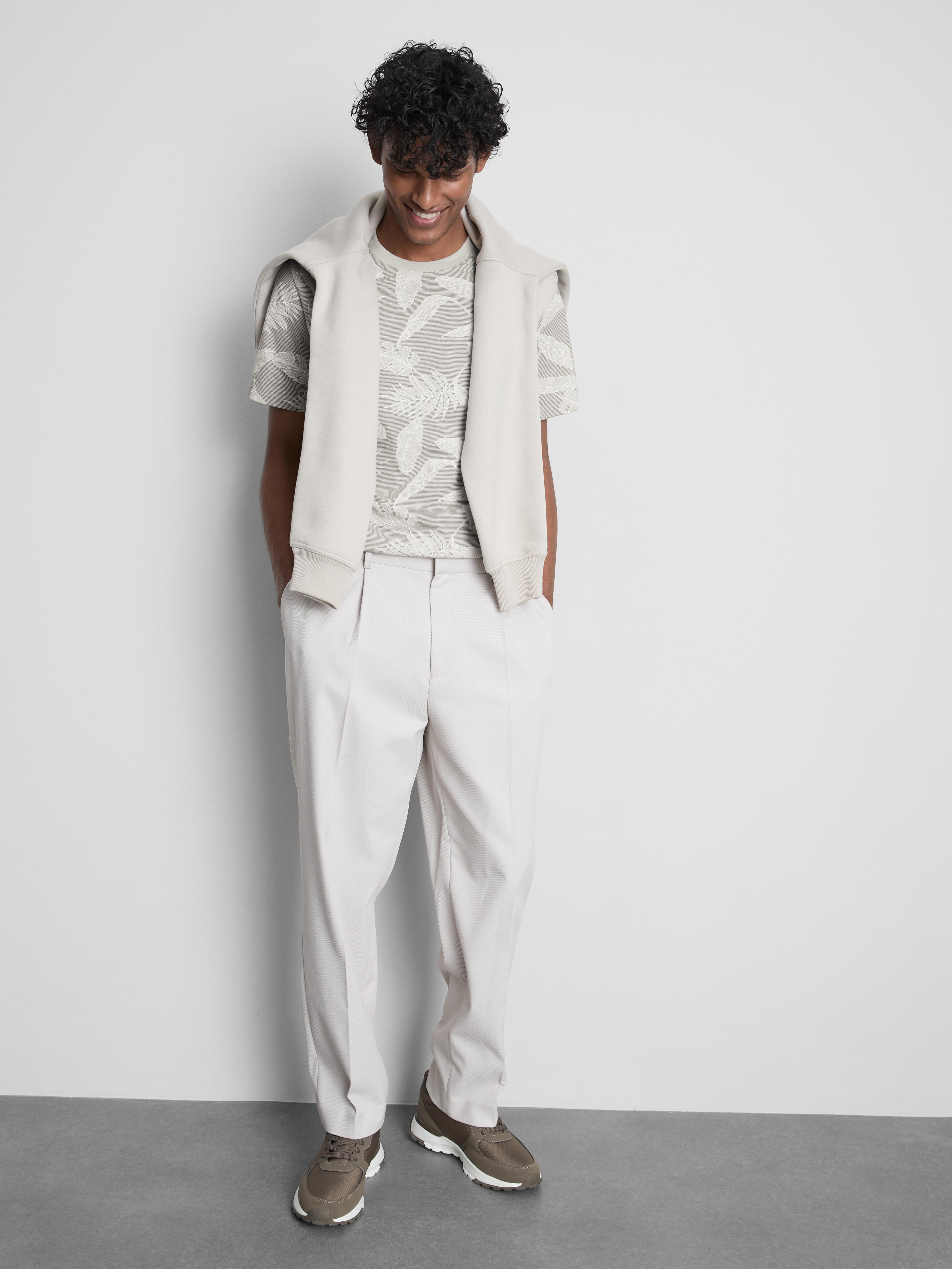 Print Short Sleeve Shirt Grey