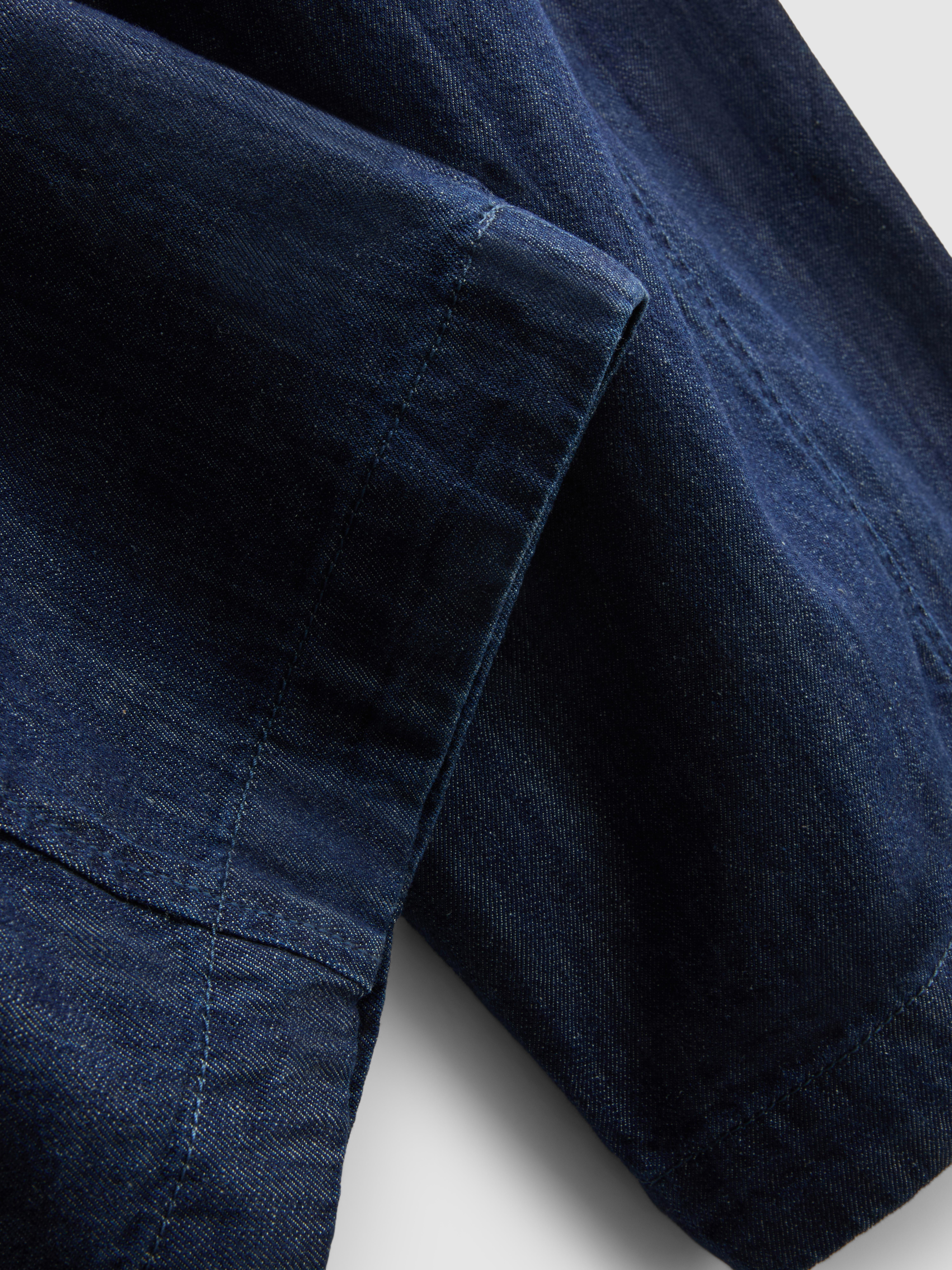 The Edit Denim Wide-Leg Pull-On Jeans