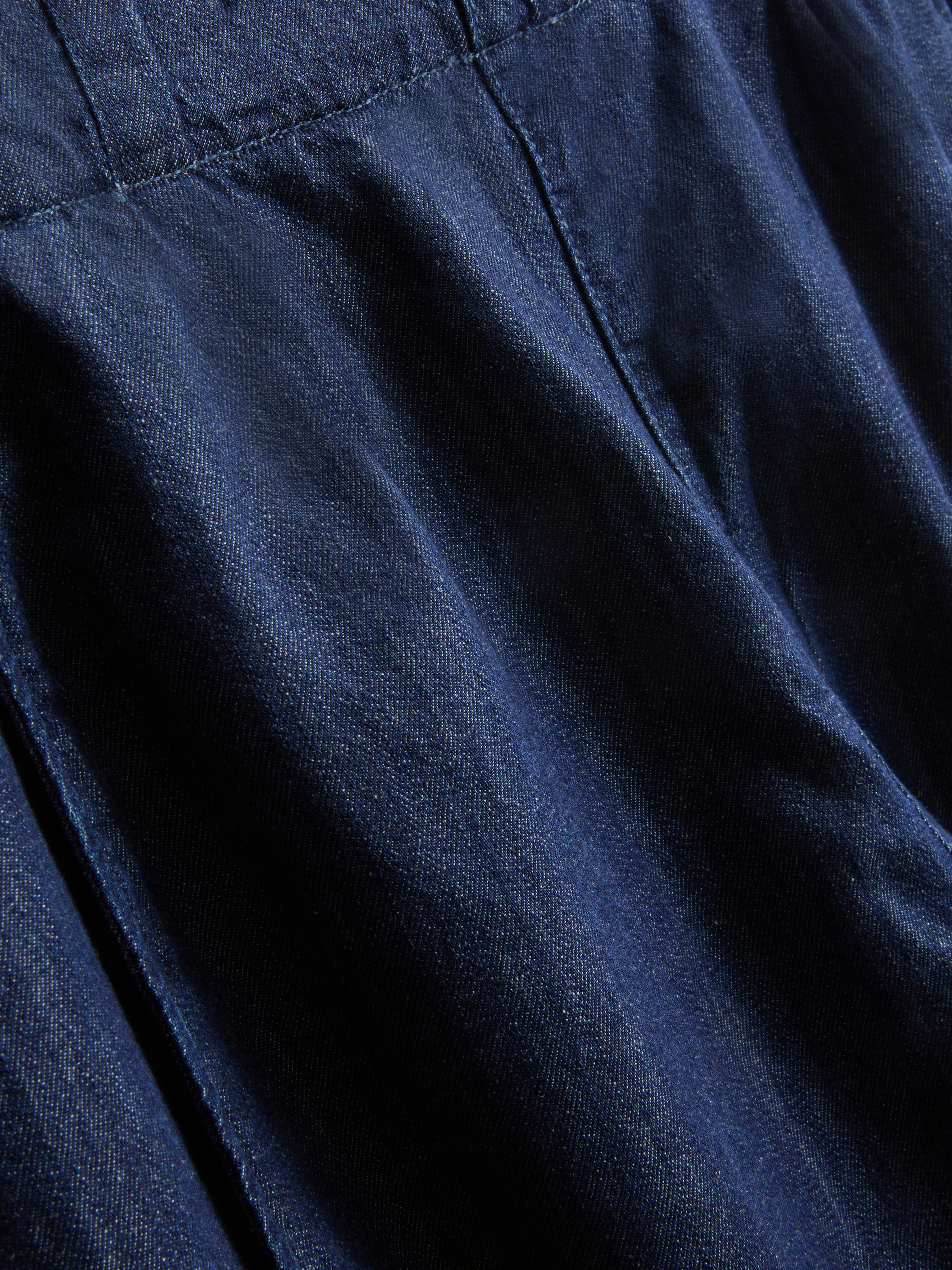 The Edit Denim Wide-Leg Pull-On Jeans