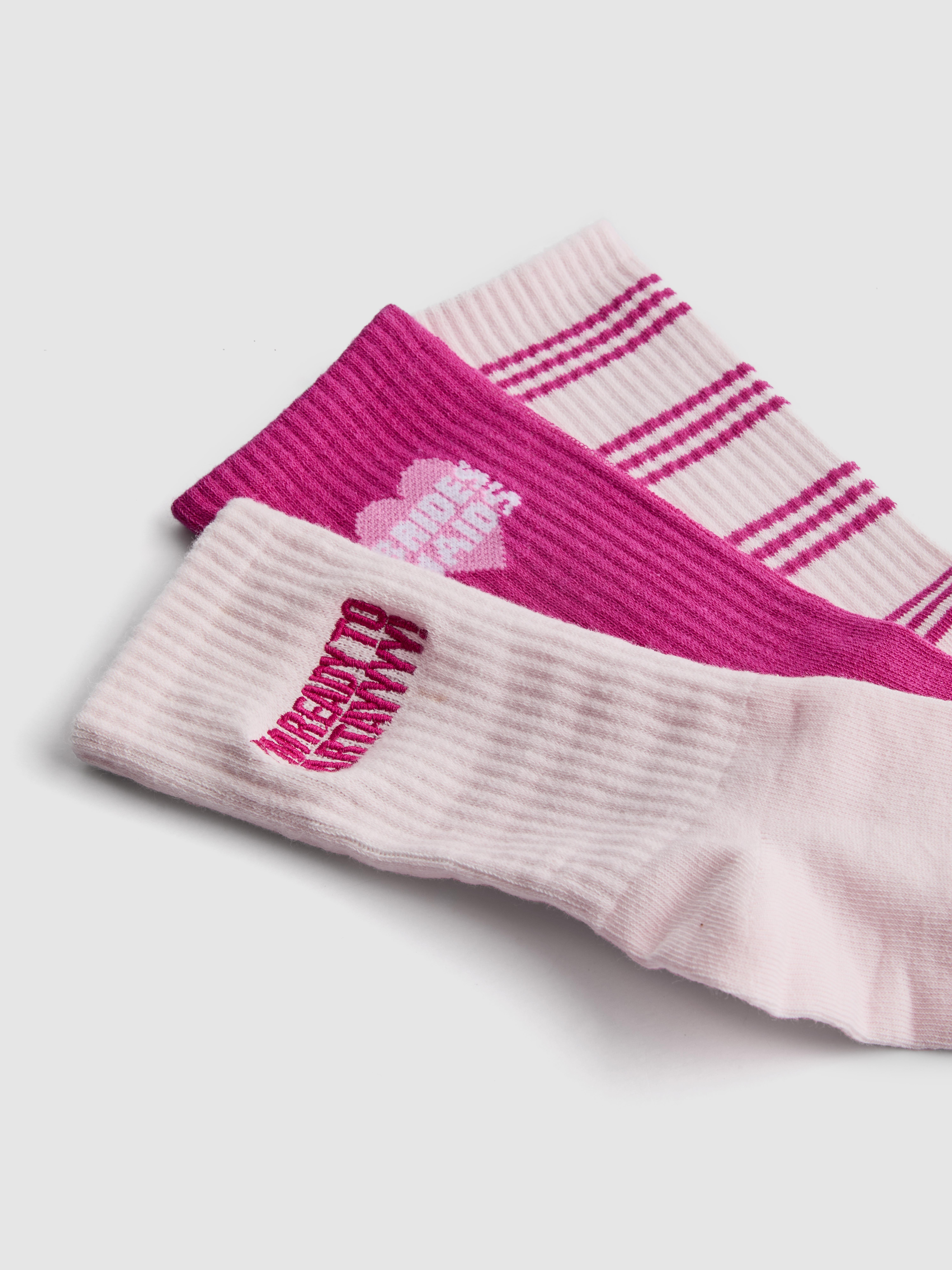 3pk Bridesmaids Crew Socks