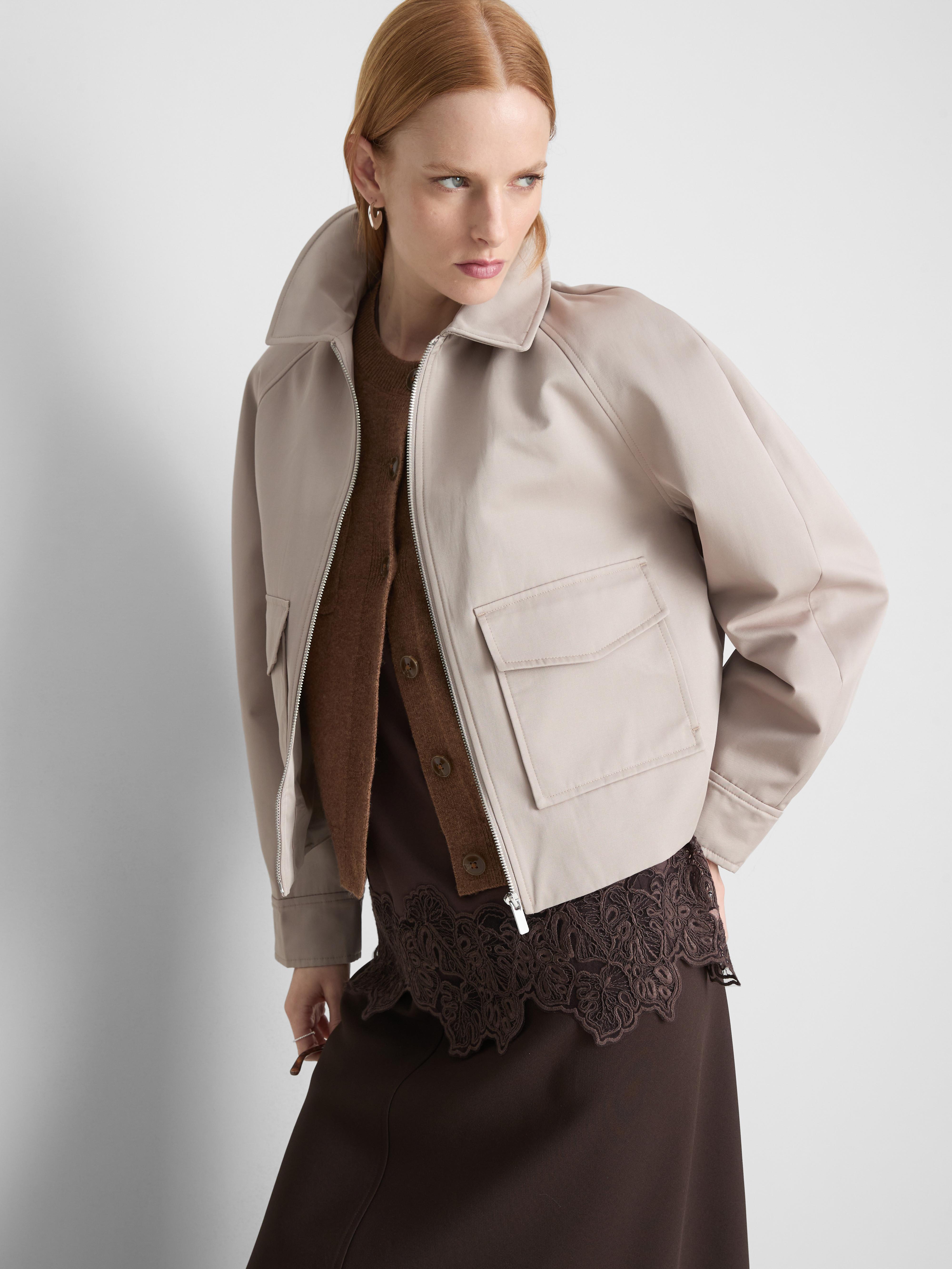 The Edit Cropped Patch Pocket Jacket